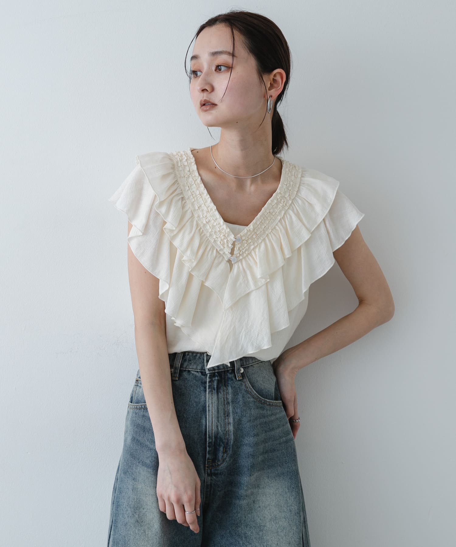 身長：169cm サイズ：one