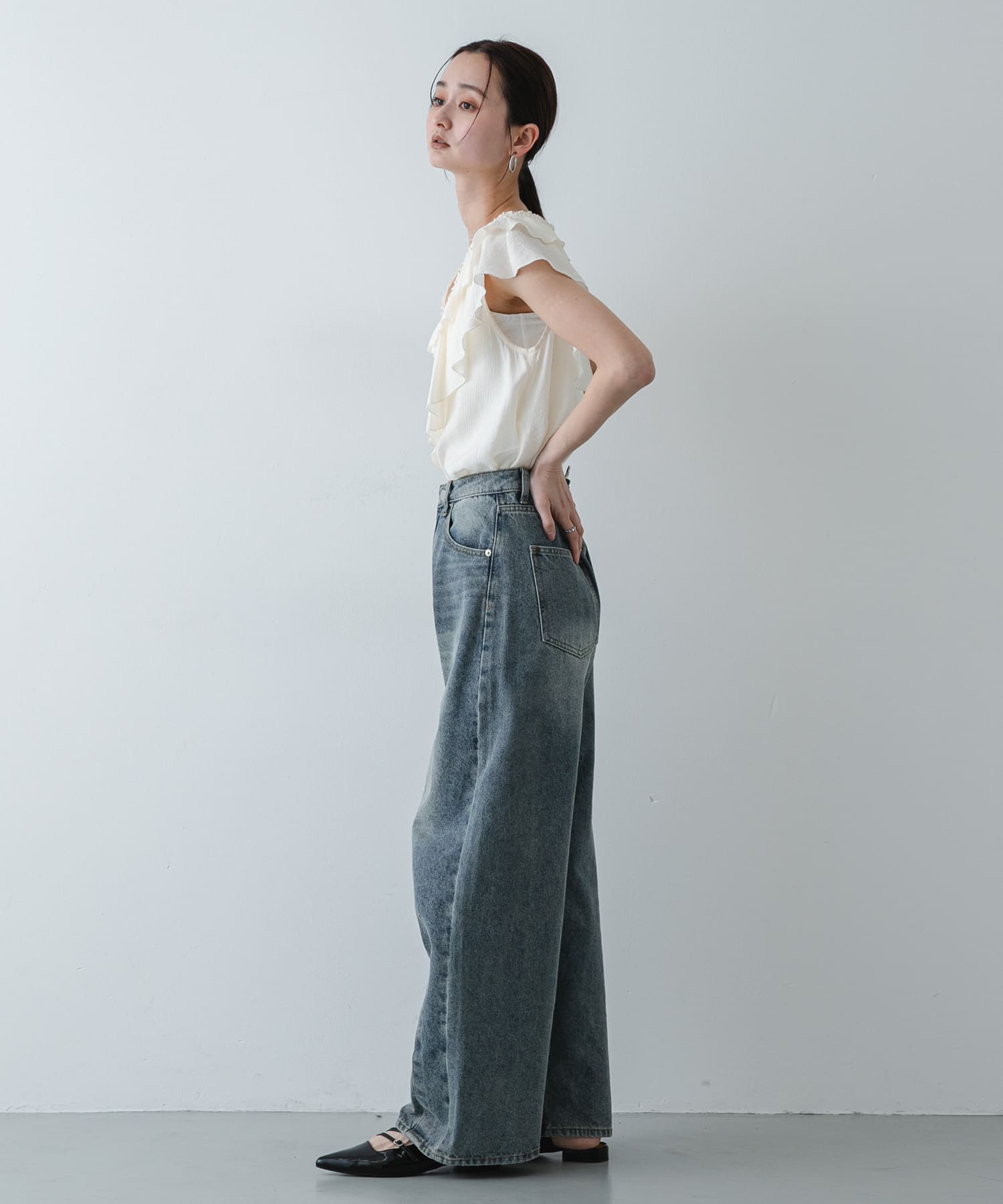 身長：169cm サイズ：one