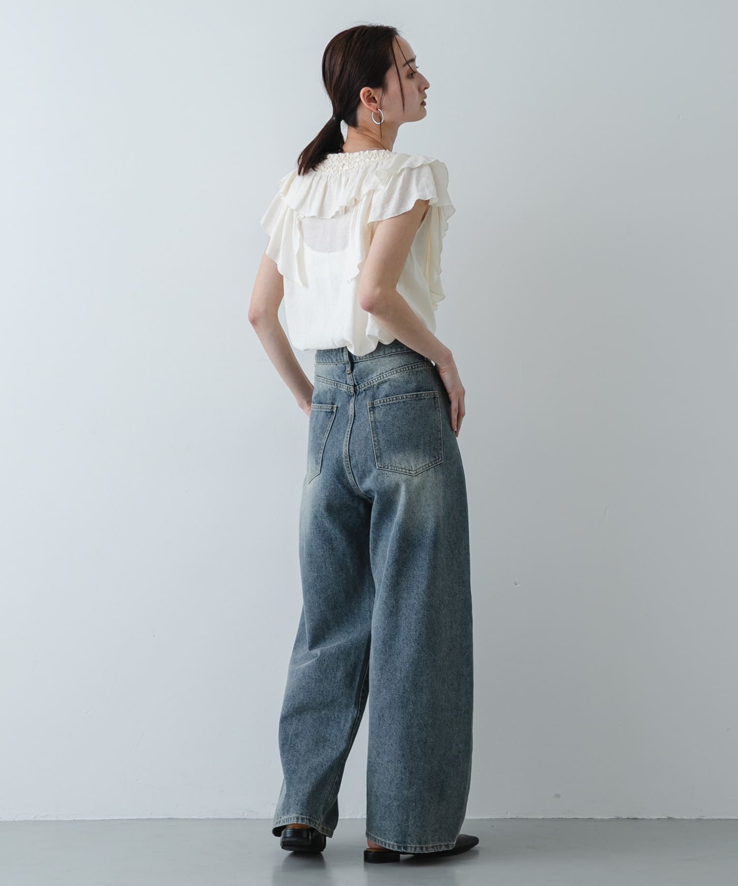 身長：169cm サイズ：one