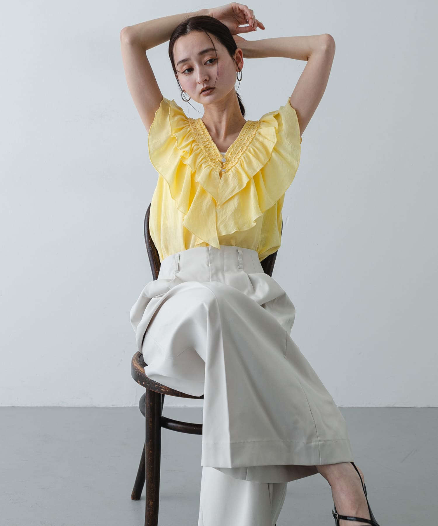 身長：169cm サイズ：one