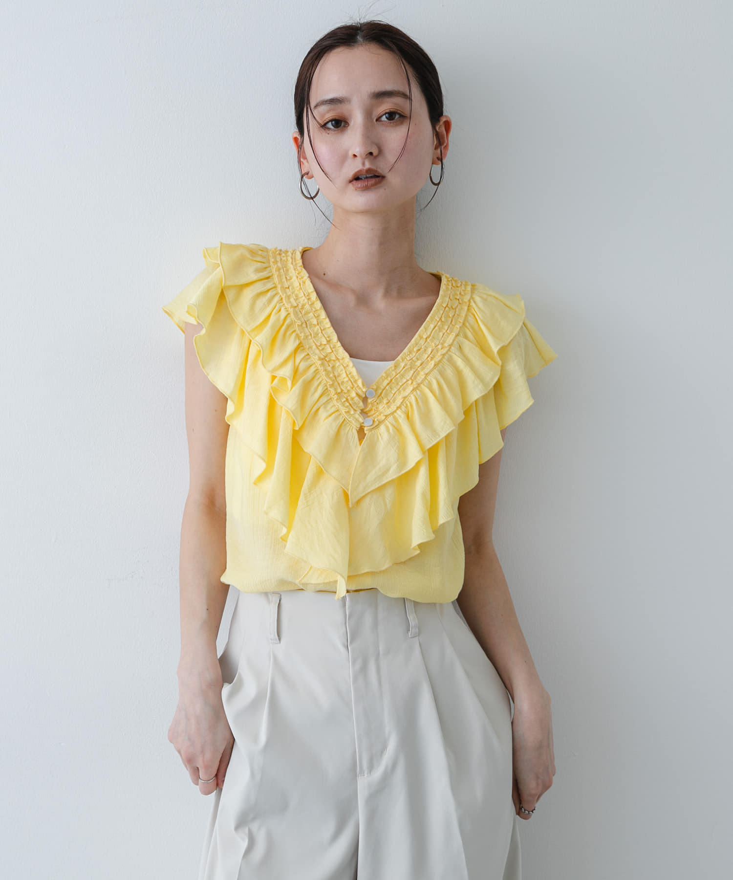 身長：169cm サイズ：one