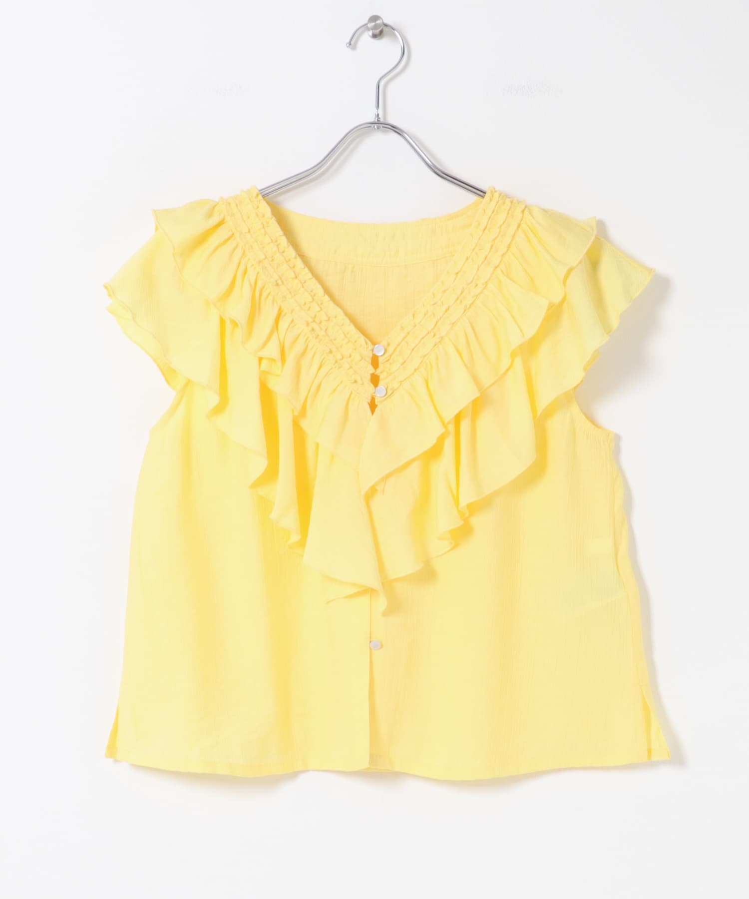 ヨウリュウフリルブラウス YELLOW One