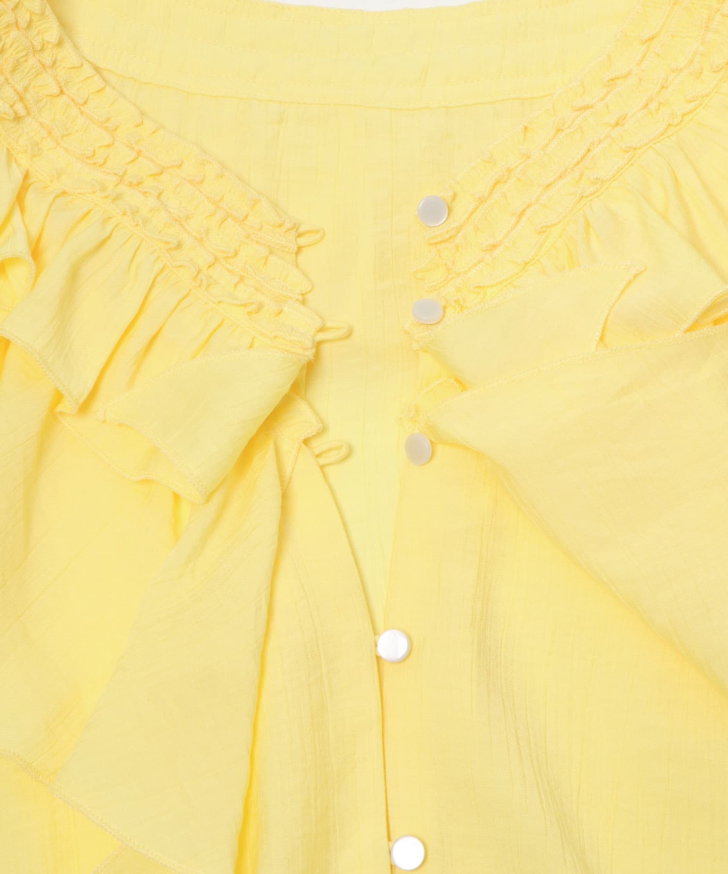 ヨウリュウフリルブラウス YELLOW One