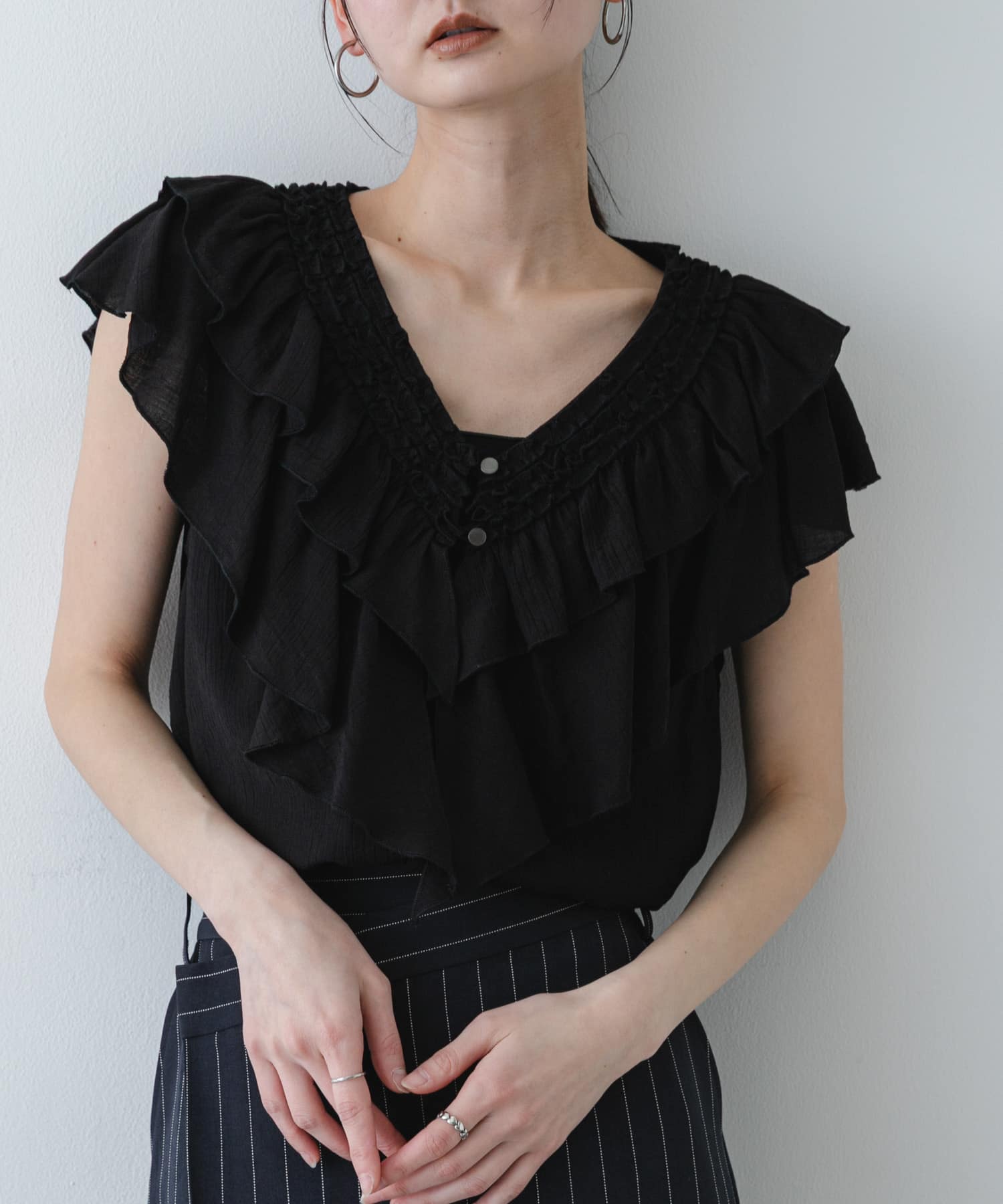 身長：169cm サイズ：one