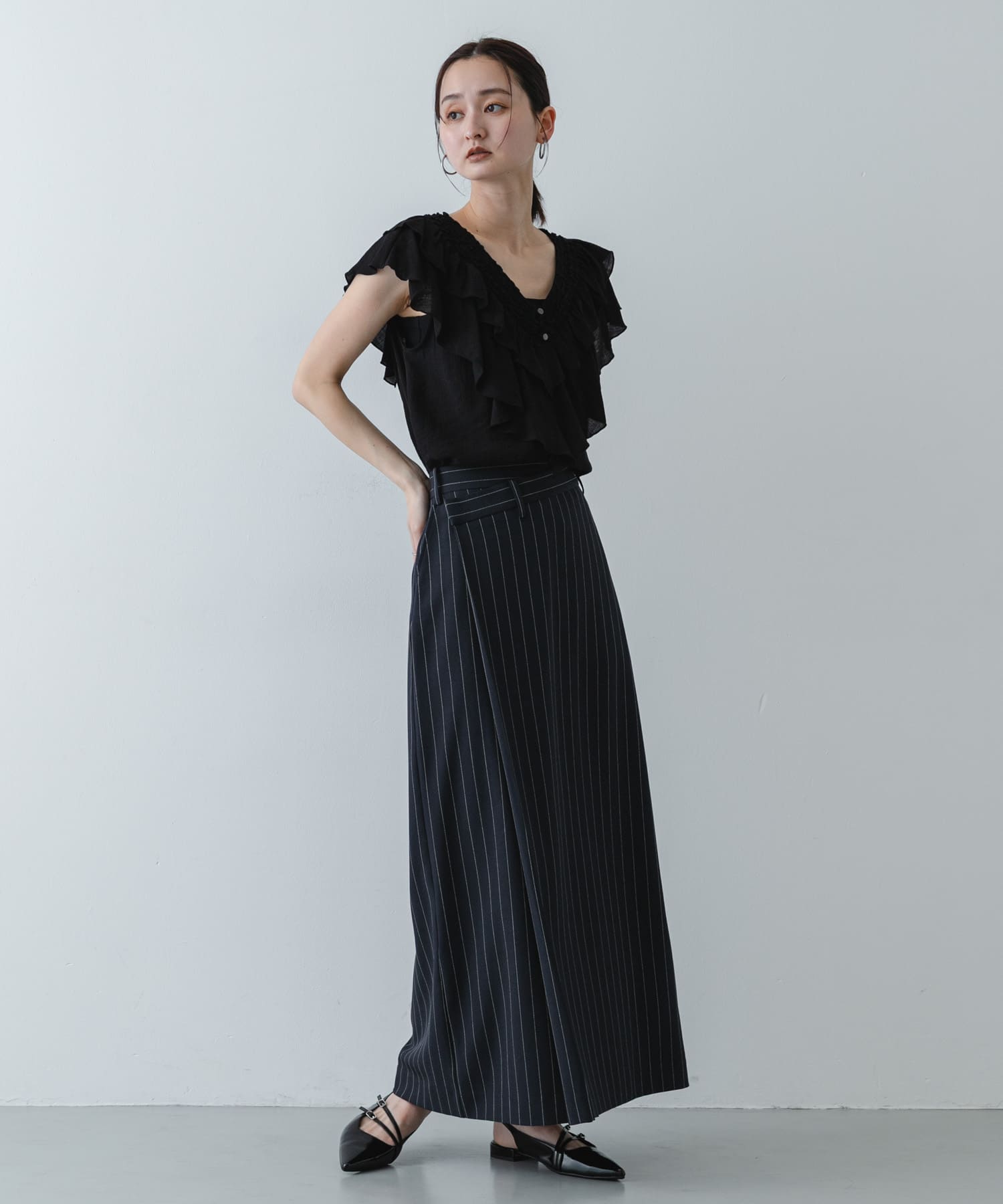 身長：169cm サイズ：one