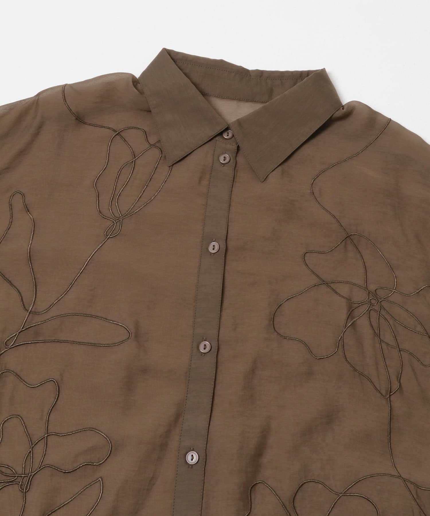 シシュウシアーシャツ BROWN One