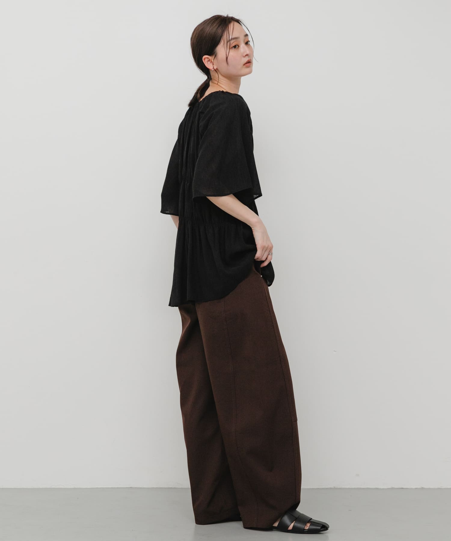 身長：169cm サイズ：one