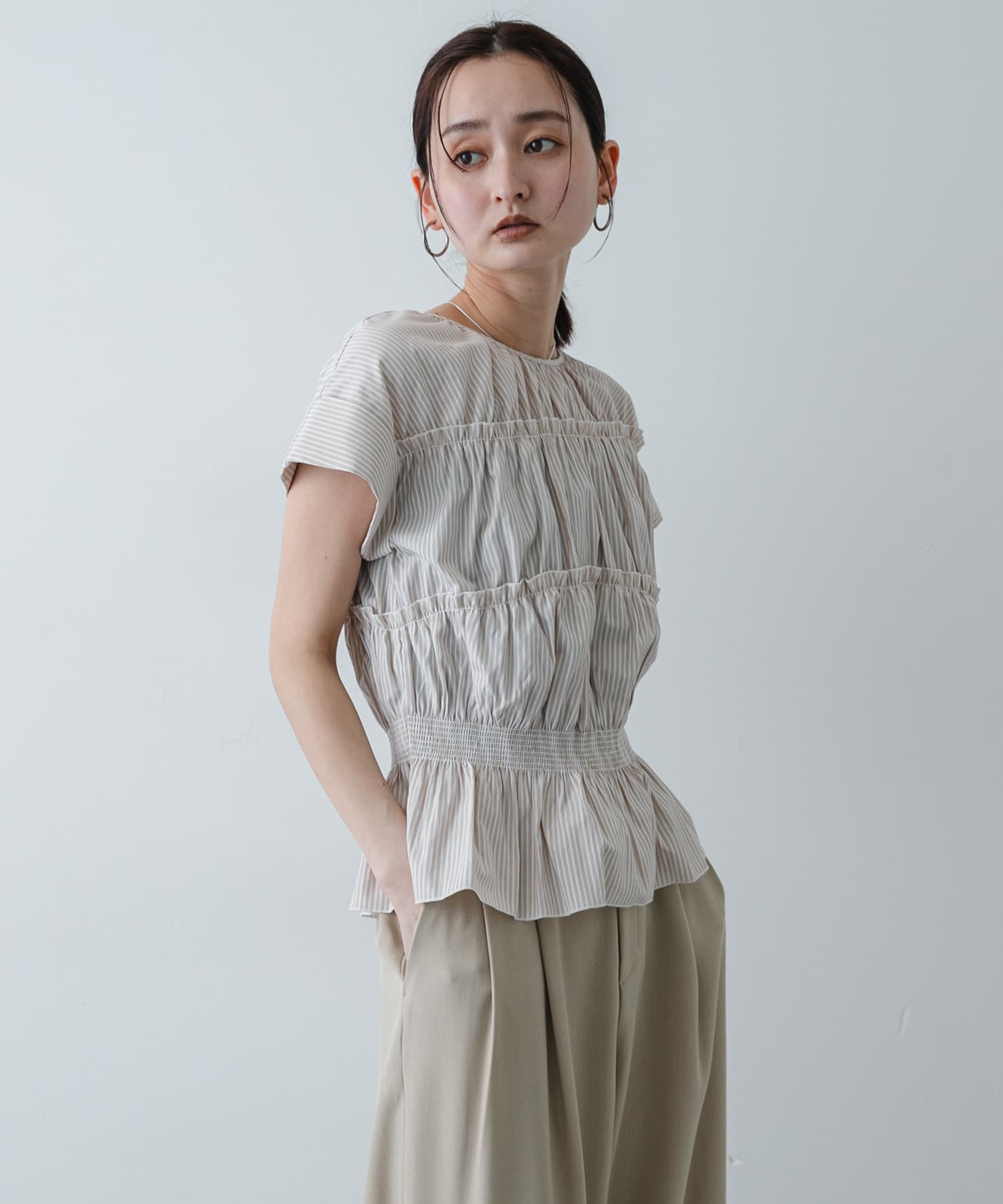 身長：169cm サイズ：one
