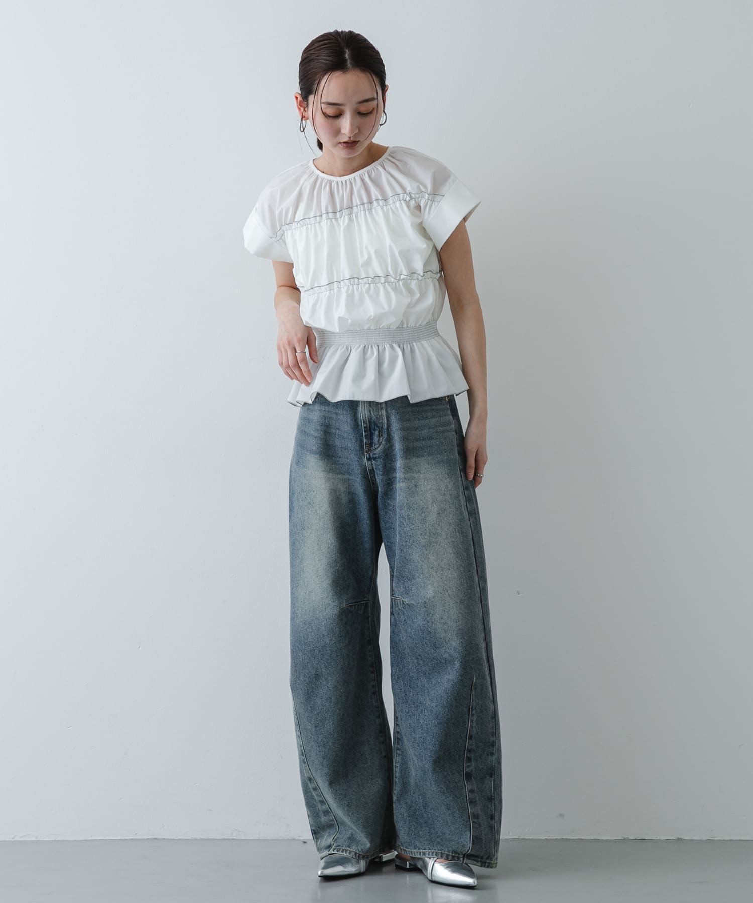 身長：169cm サイズ：one