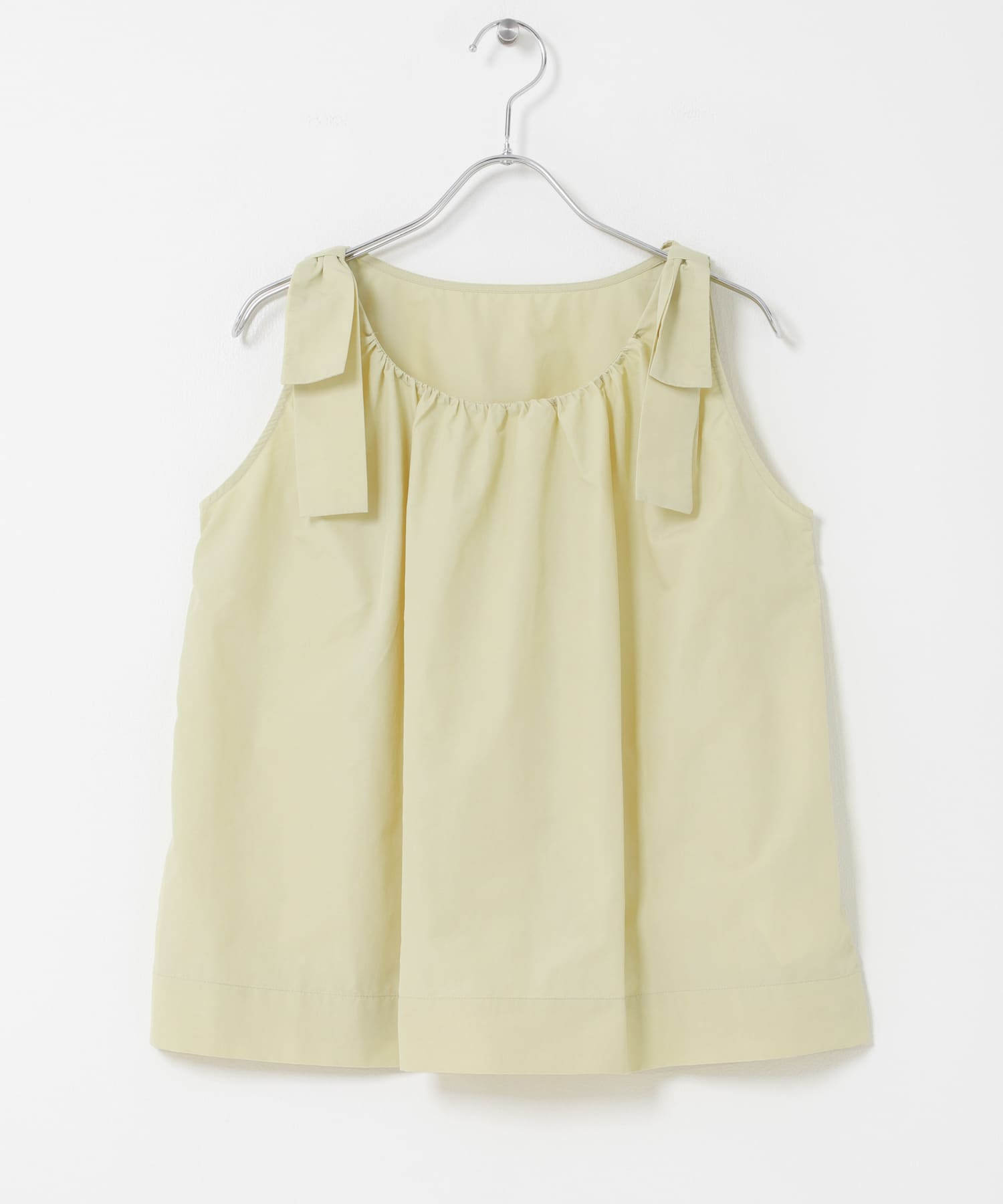 ショルダーリボンブラウス BEIGE One