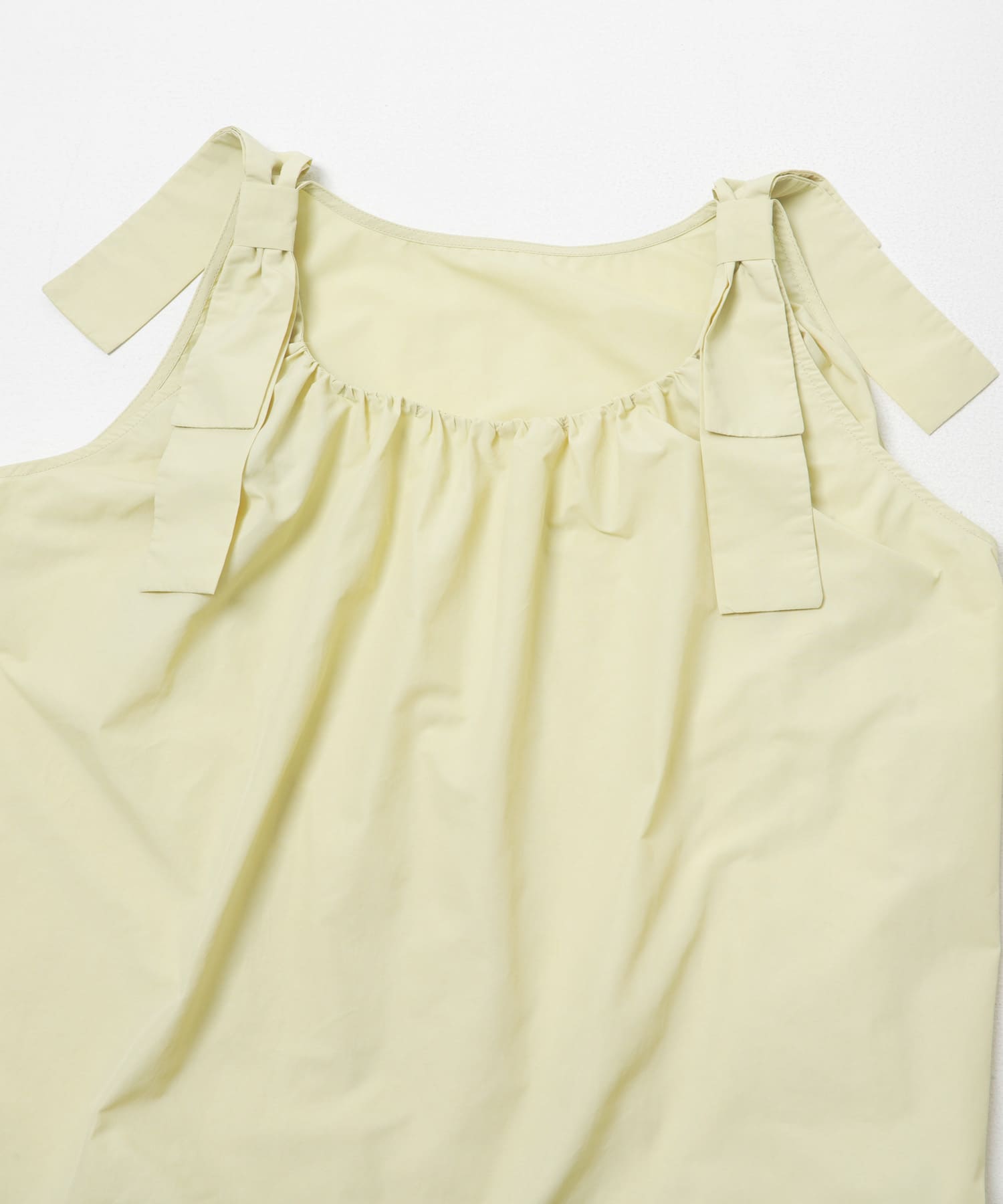 ショルダーリボンブラウス BEIGE One