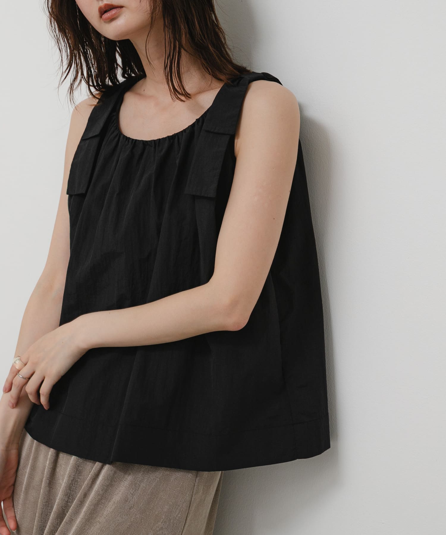 身長：169cm サイズ：one