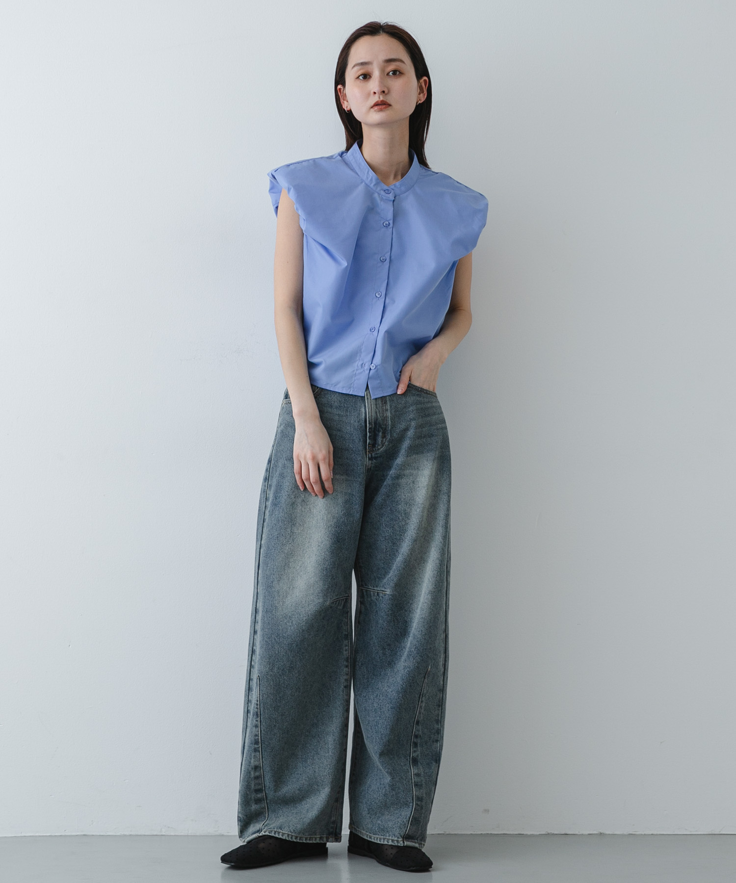 身長：169cm サイズ：one