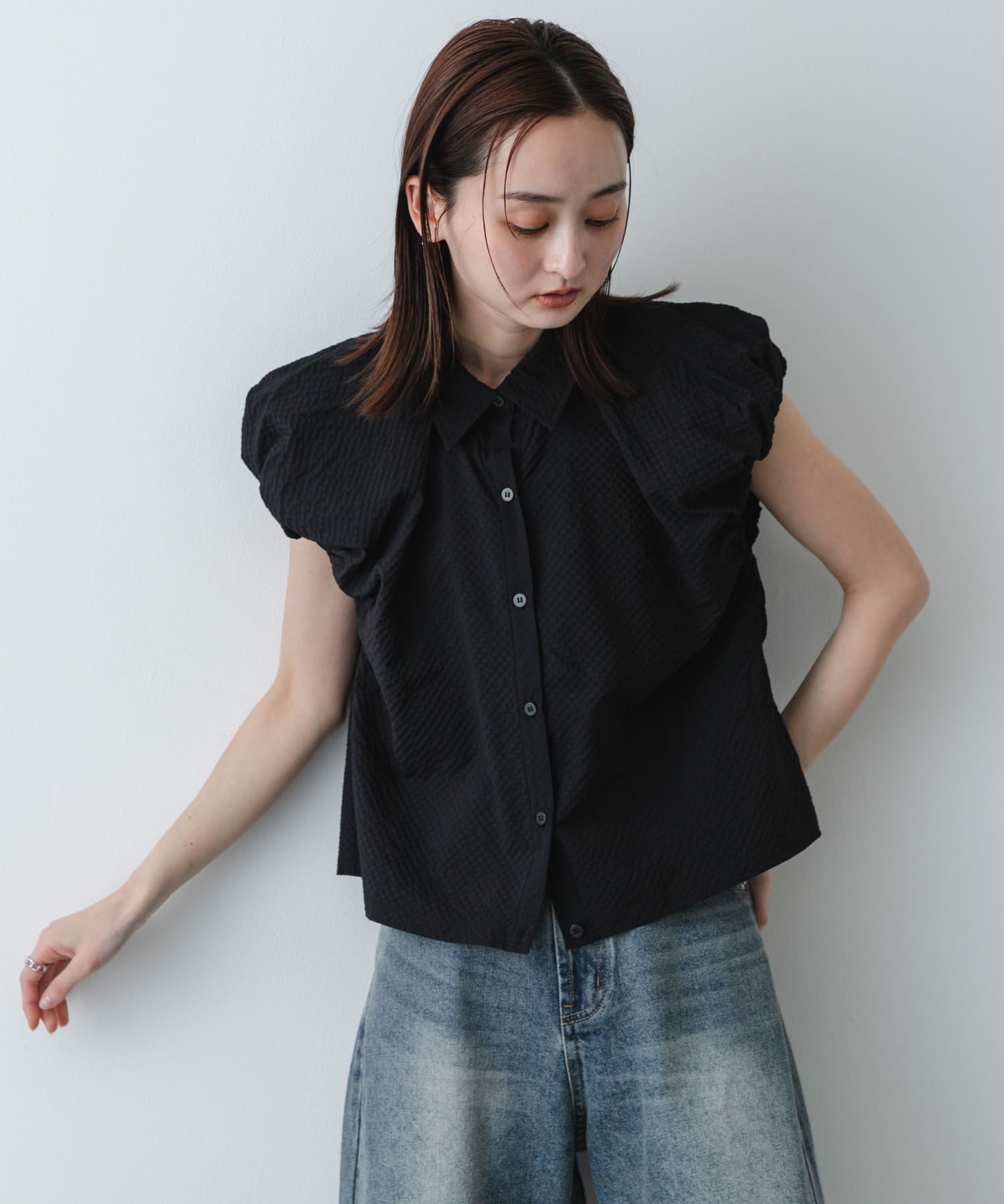 身長：169cm サイズ：one