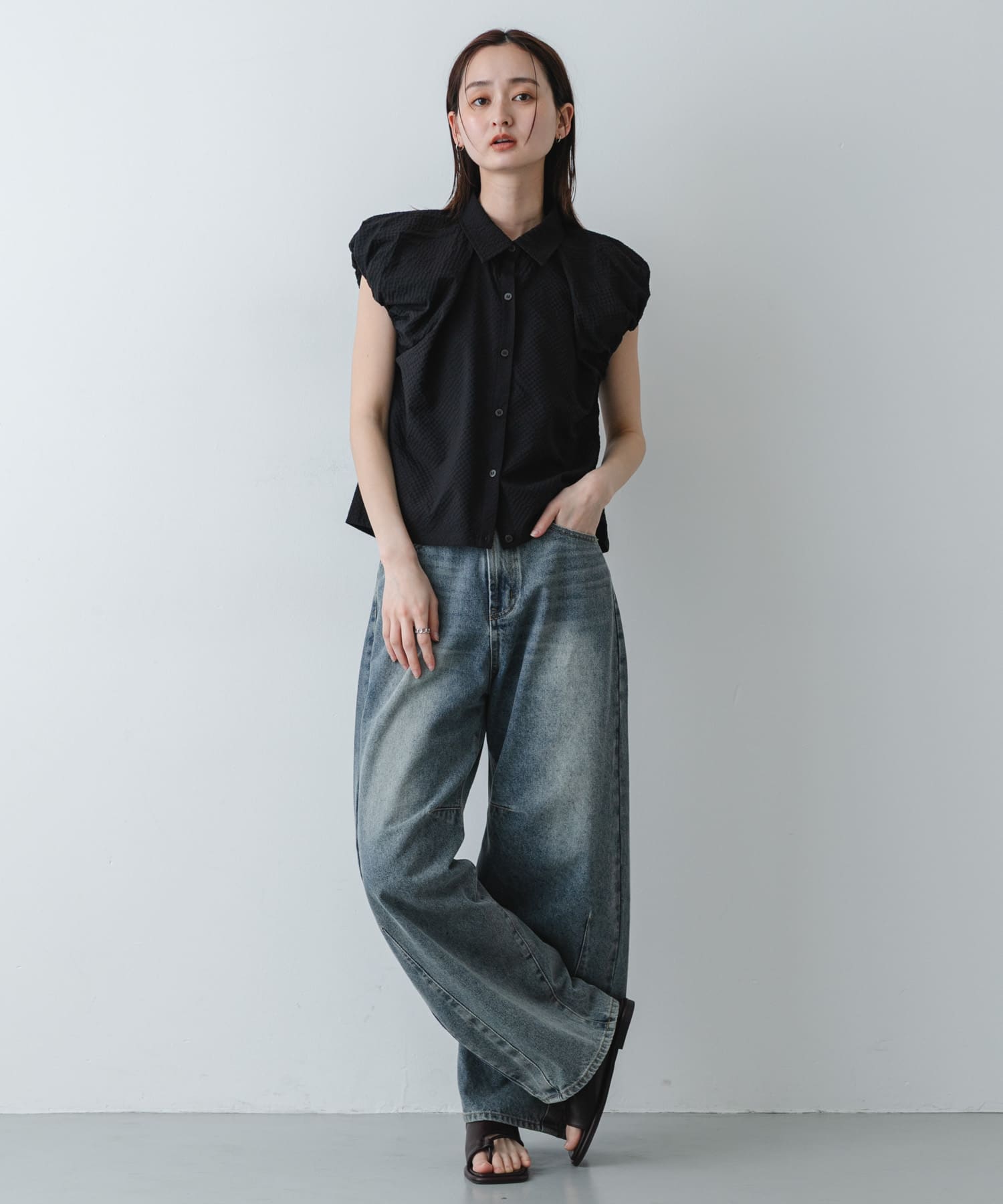 身長：169cm サイズ：one
