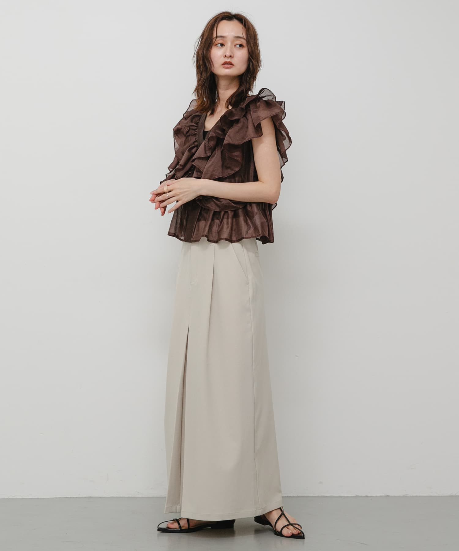 身長：169cm サイズ：one