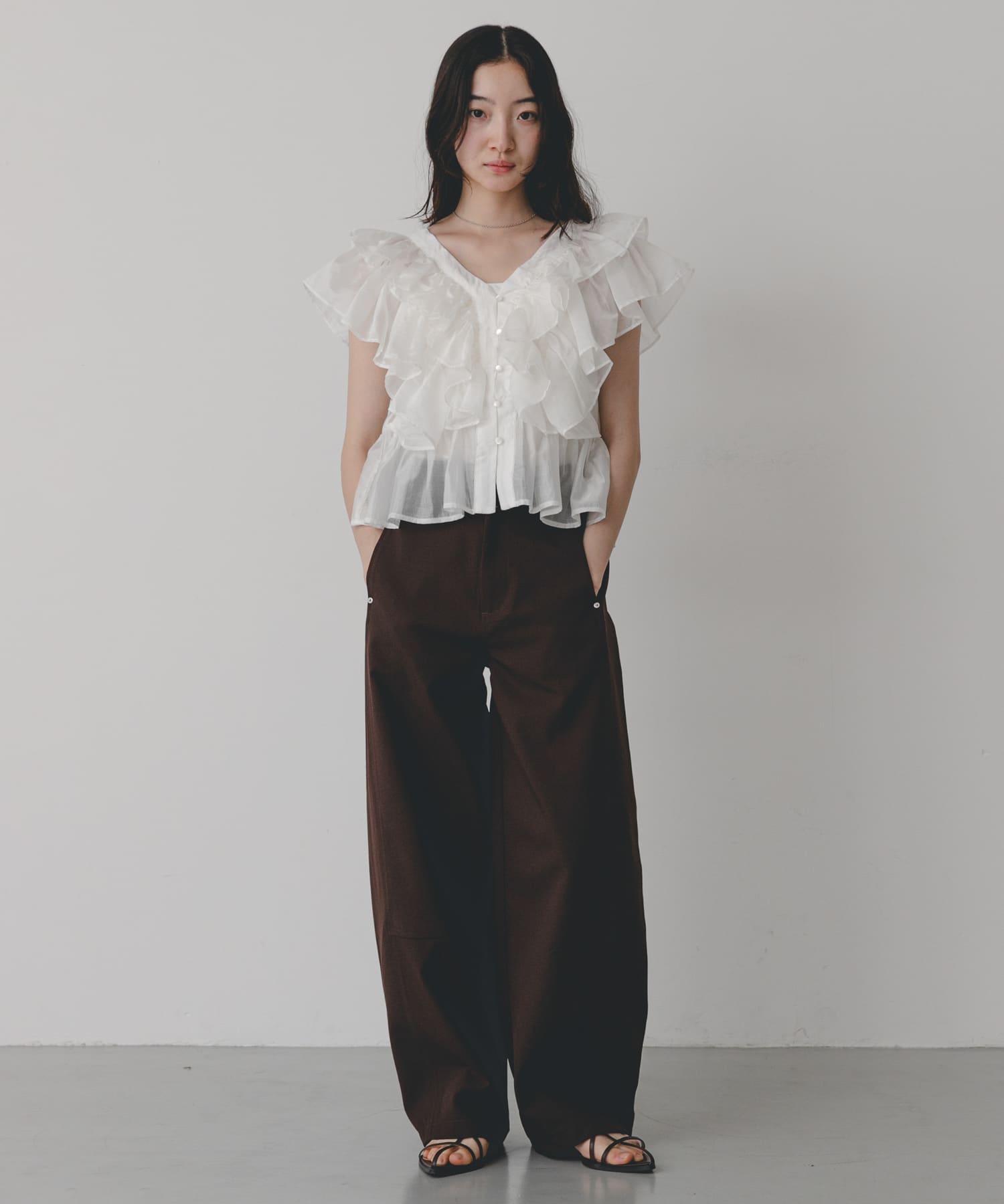 身長：164cm サイズ：one