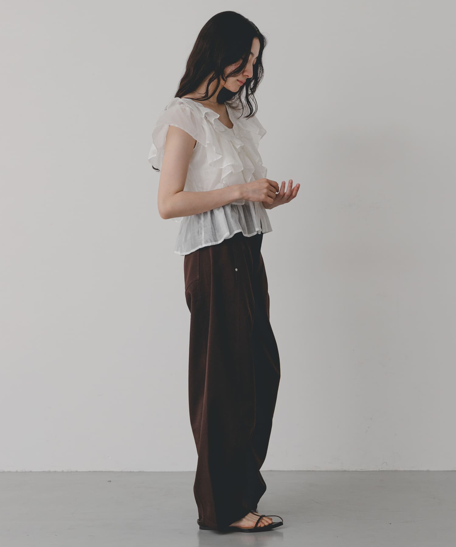 身長：164cm サイズ：one