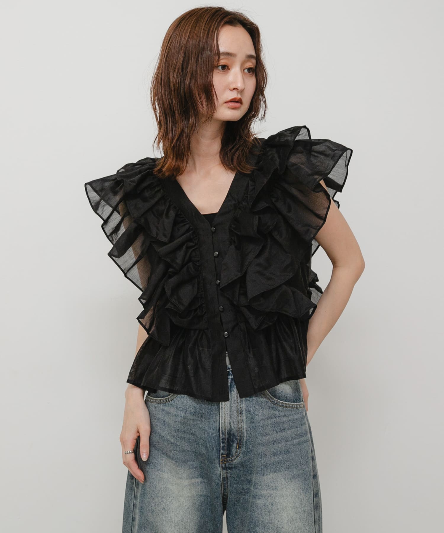 身長：169cm サイズ：one