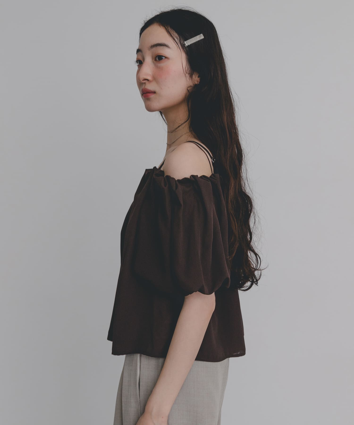 身長：164cm サイズ：one