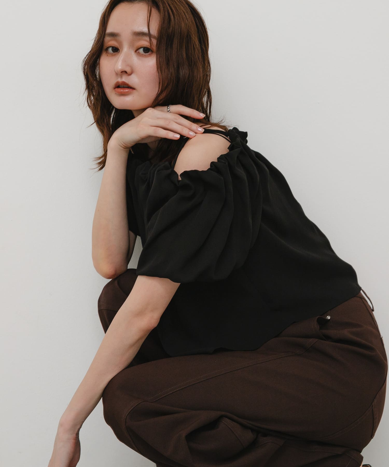 身長：169cm サイズ：one