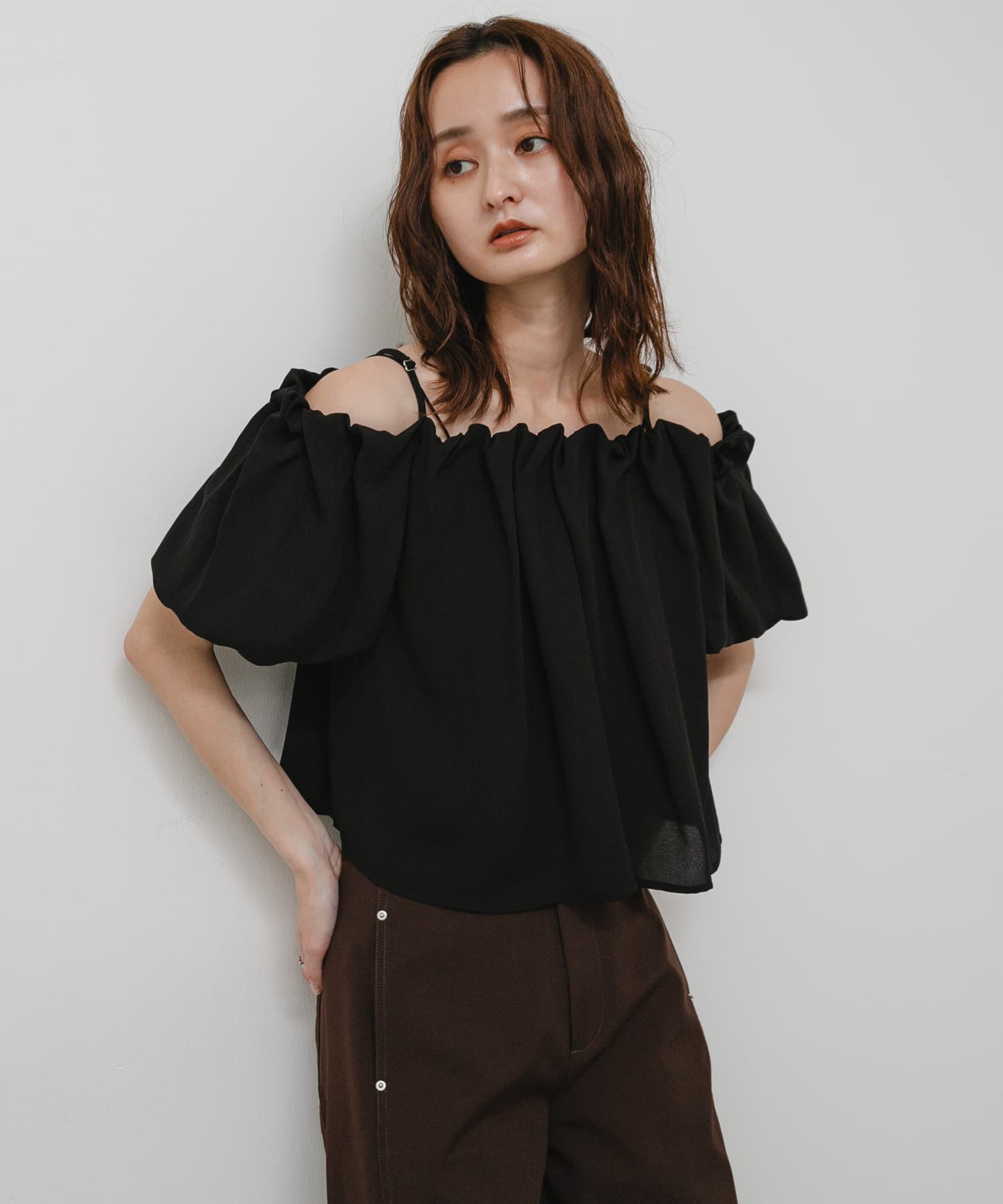 身長：169cm サイズ：one