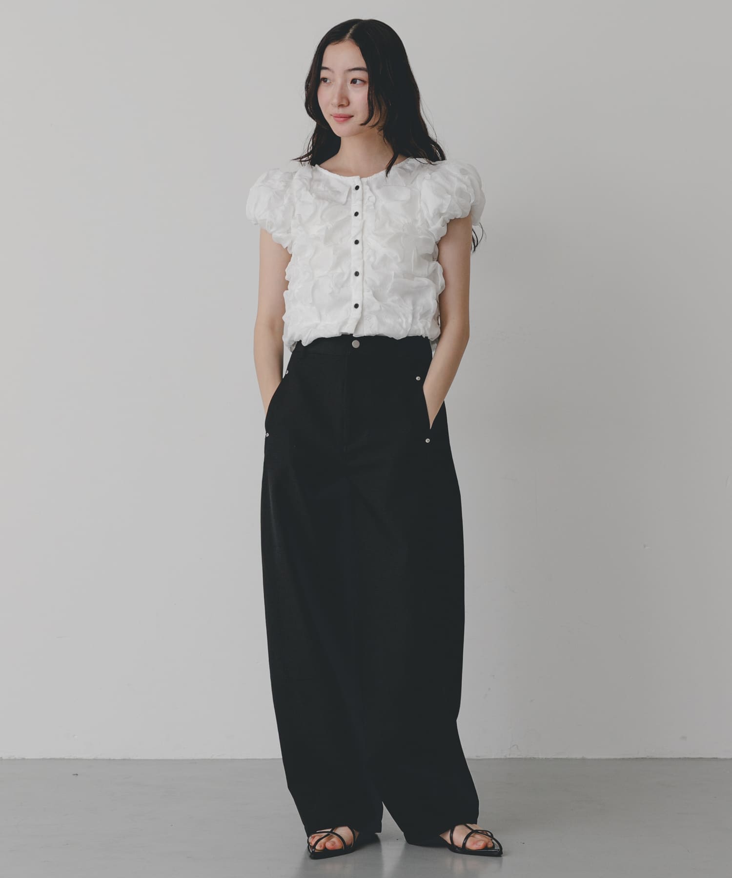 身長：164cm サイズ：one