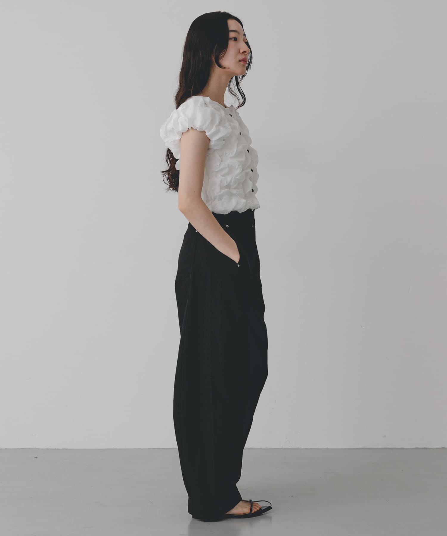 身長：164cm サイズ：one