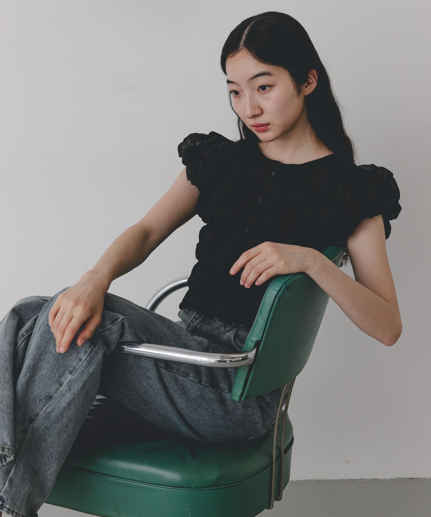 身長：164cm サイズ：one
