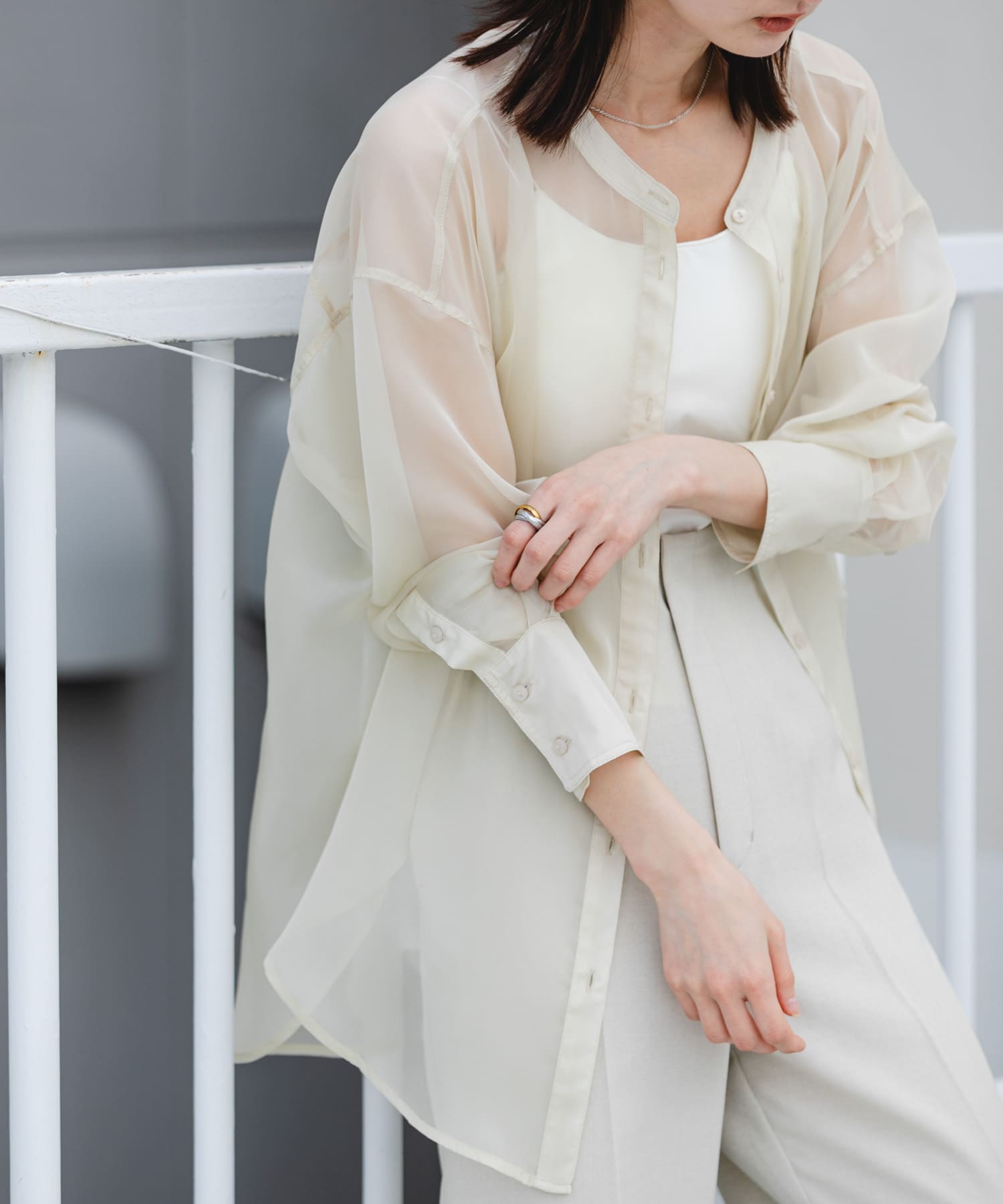 身長：169cm サイズ：one