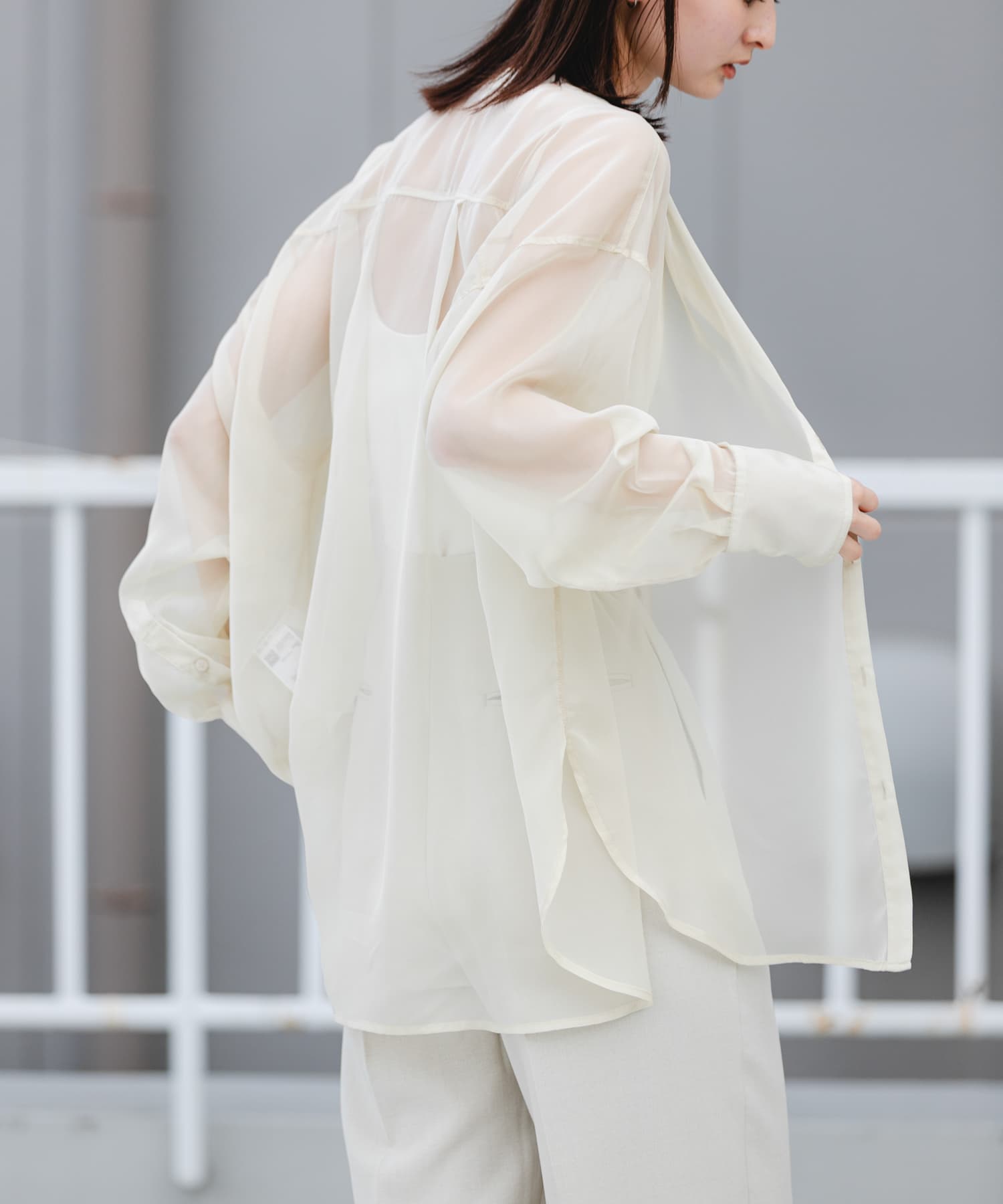 身長：169cm サイズ：one