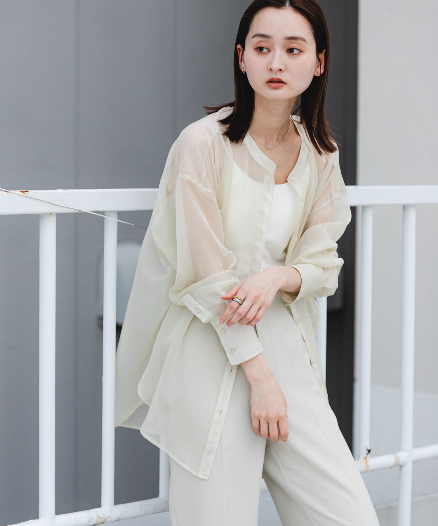 身長：169cm サイズ：one