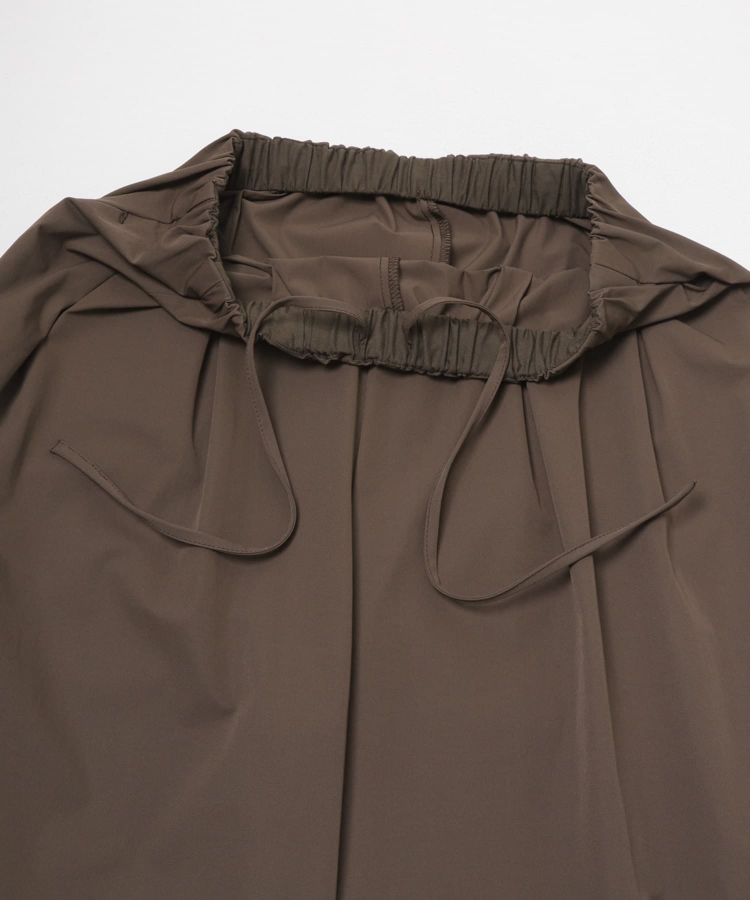 撥水ウエストタックルーズパンツ BROWN S