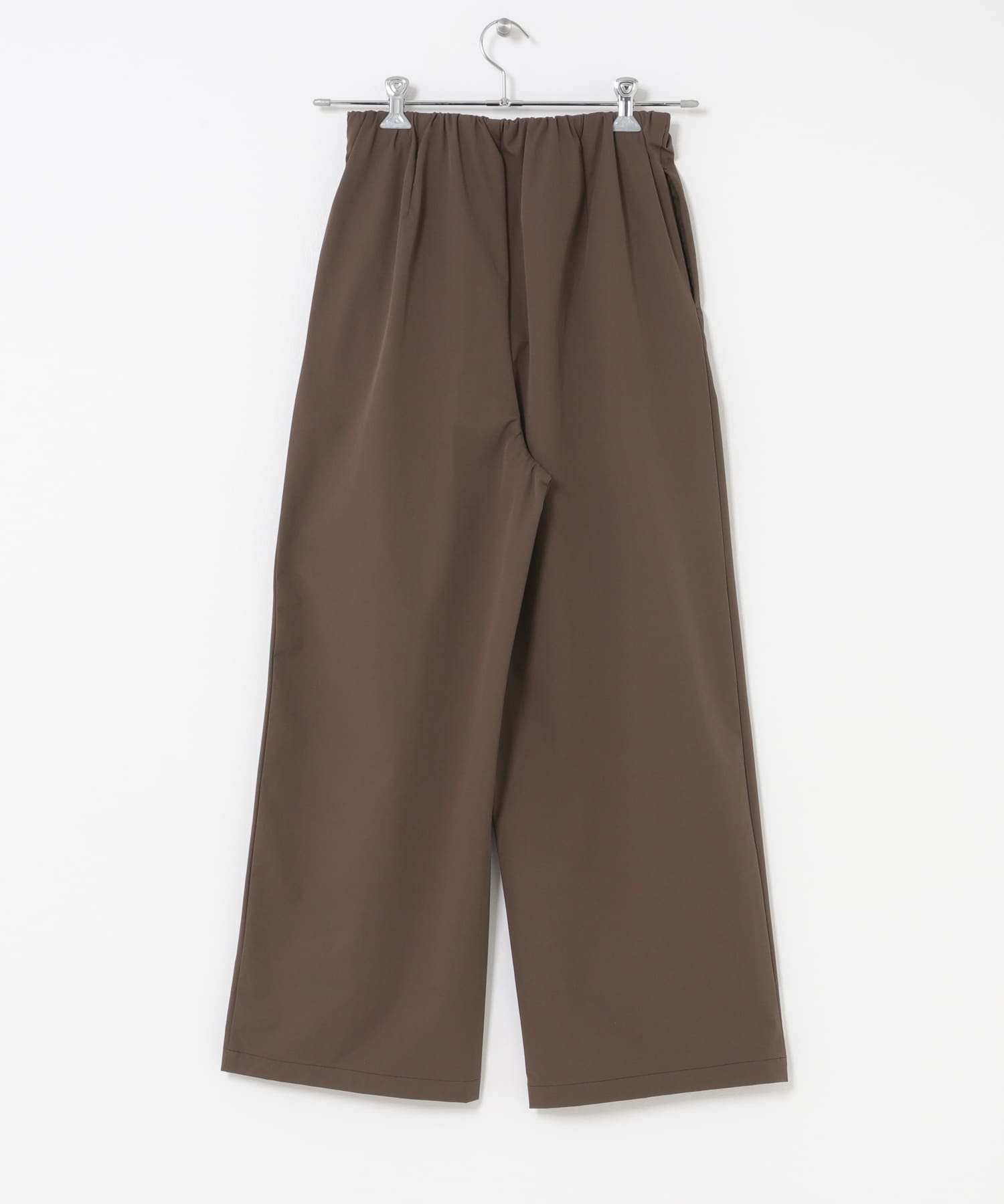 撥水ウエストタックルーズパンツ BROWN S