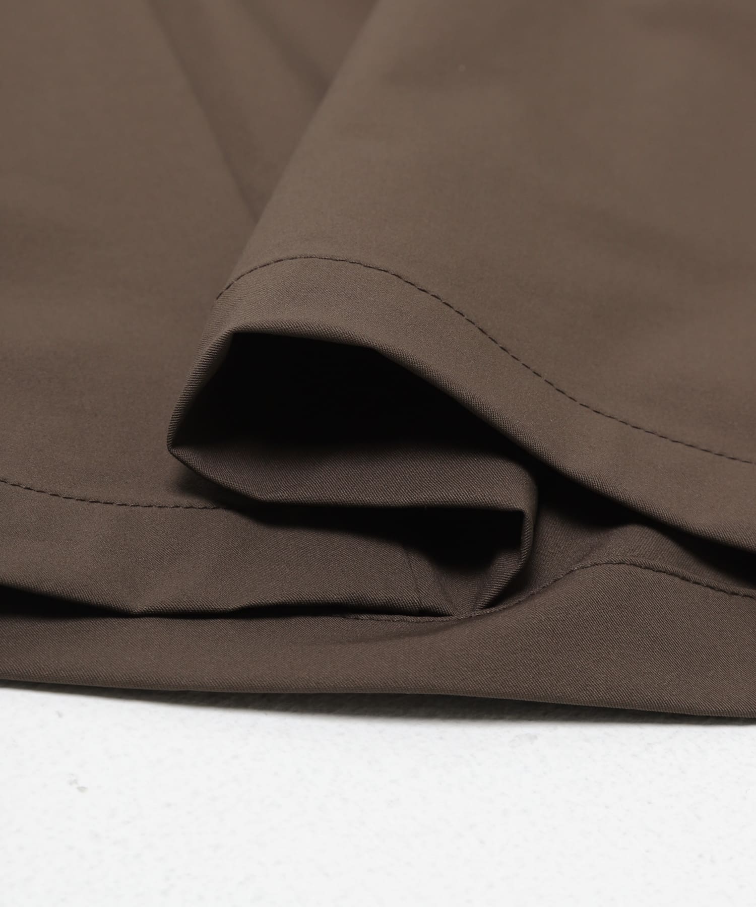 撥水ウエストタックルーズパンツ BROWN S