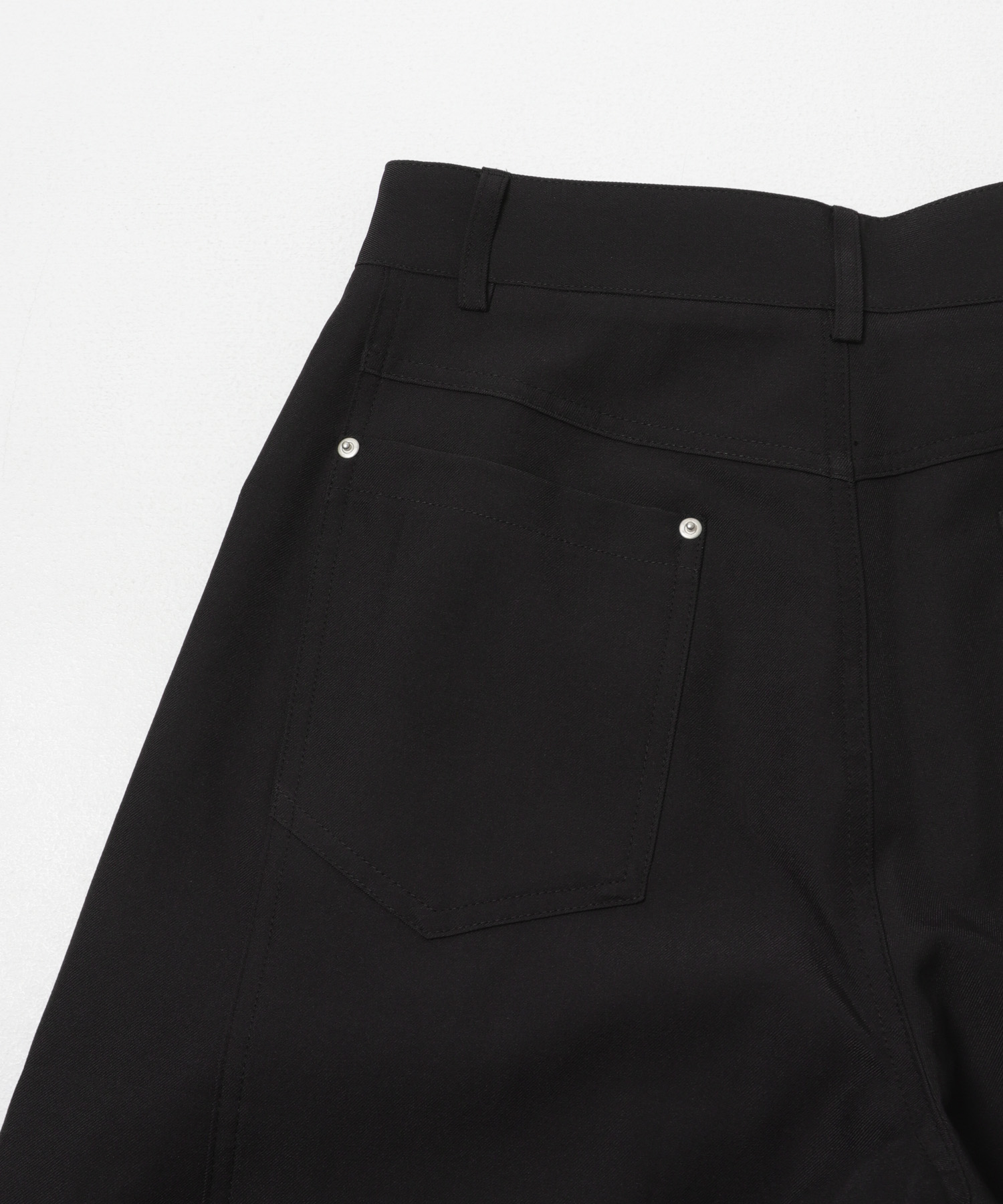バレルレッグチノパンツ BLACK S