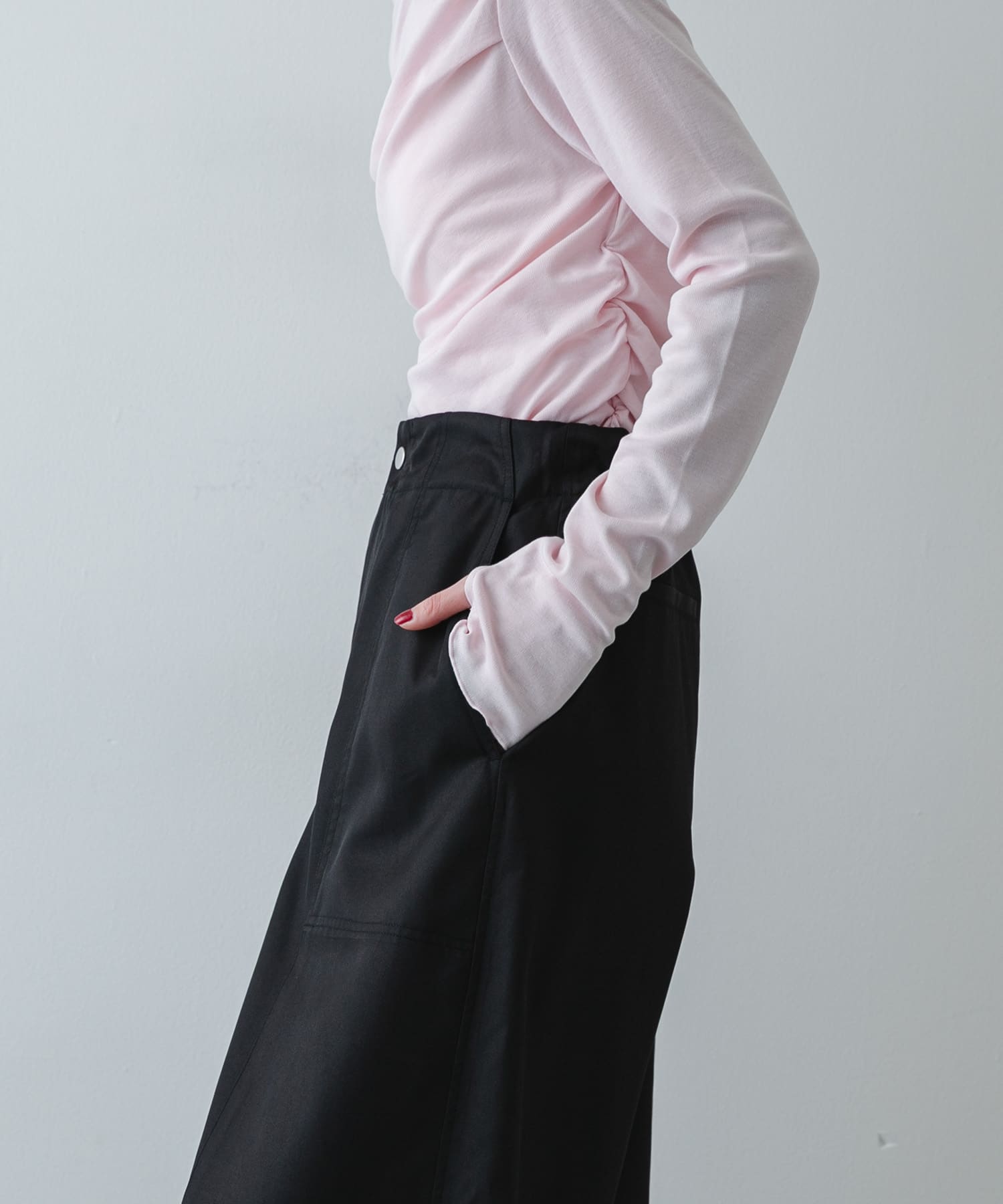 身長：169cm サイズ：one