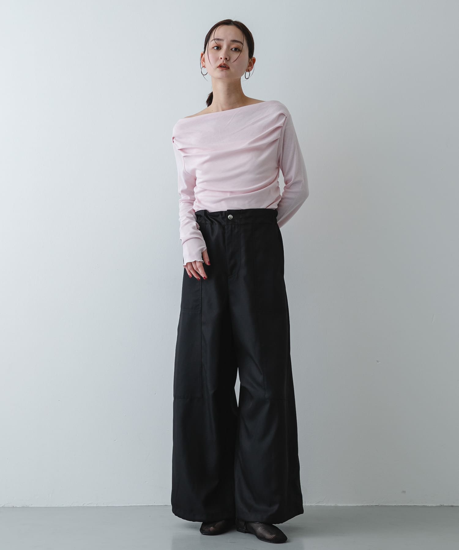 身長：169cm サイズ：one