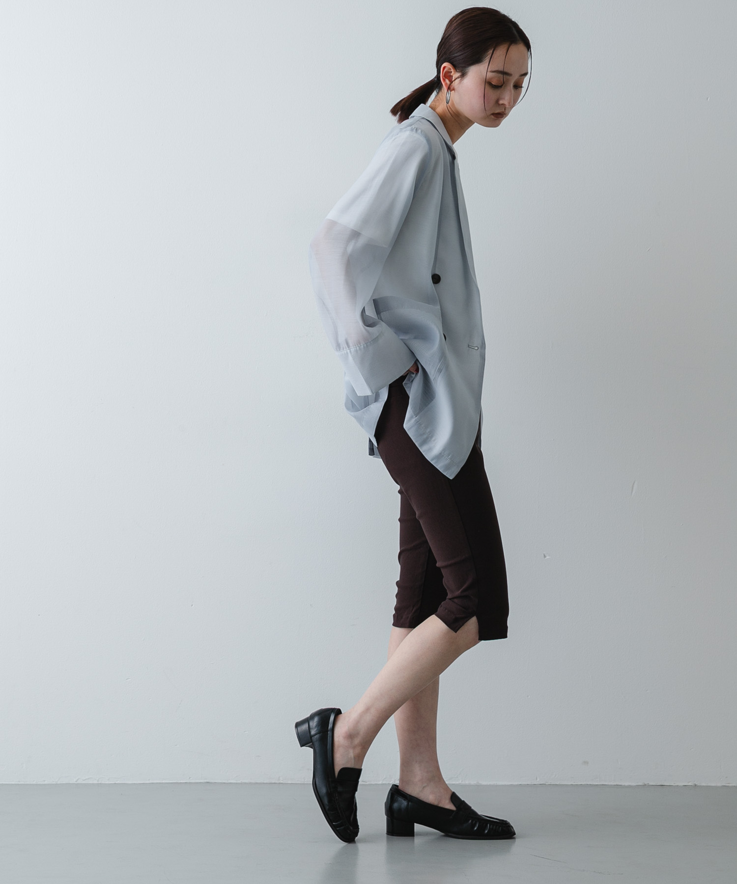 ストレッチカプリパンツ