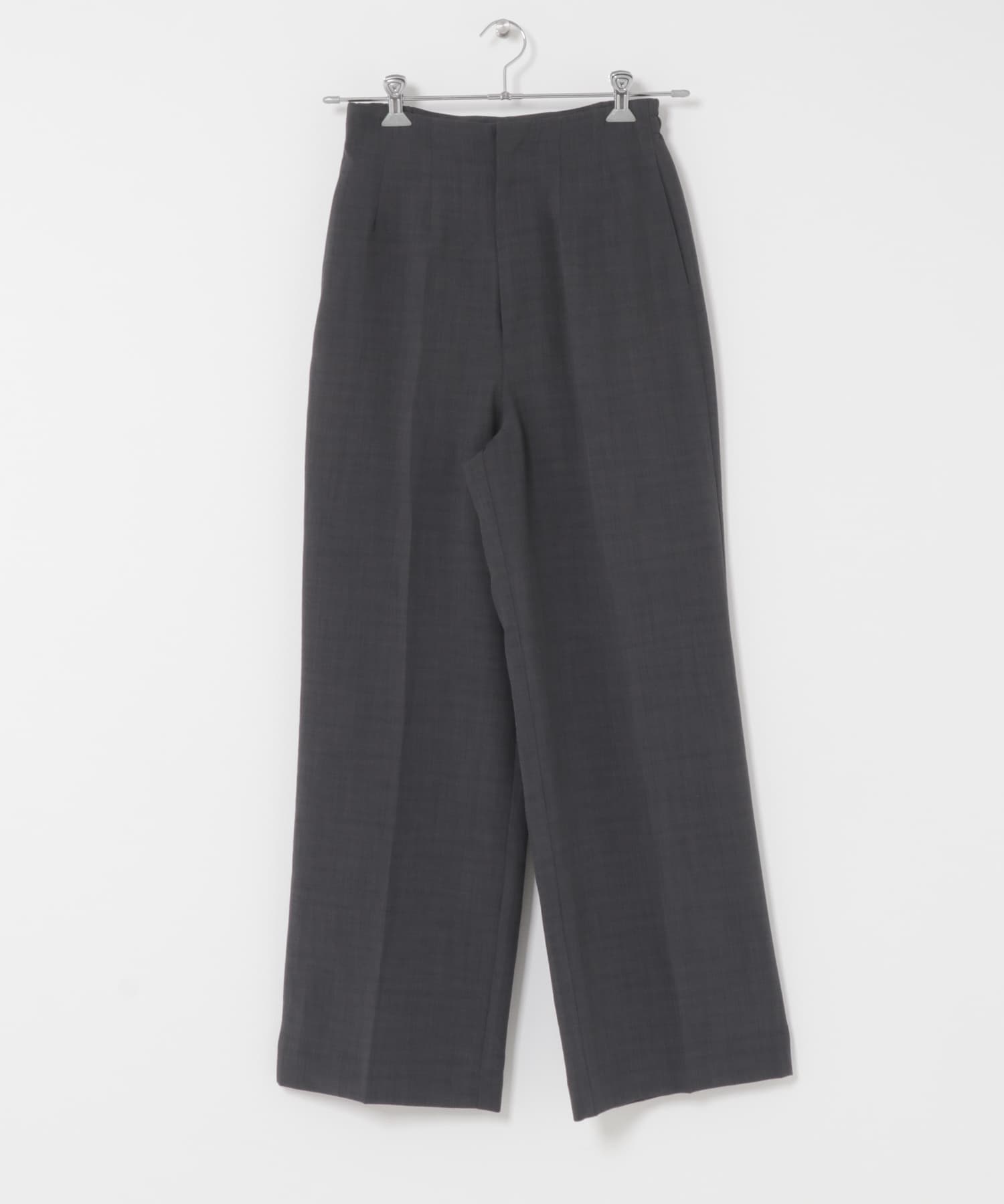 『一部WEB限定』『UR TECH DRYLUXE』リネンライクワイドパンツ CHARCOAL XS