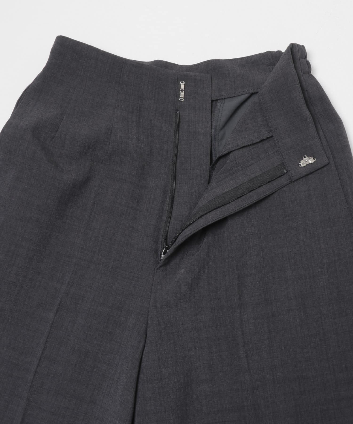 『一部WEB限定』『UR TECH DRYLUXE』リネンライクワイドパンツ CHARCOAL XS