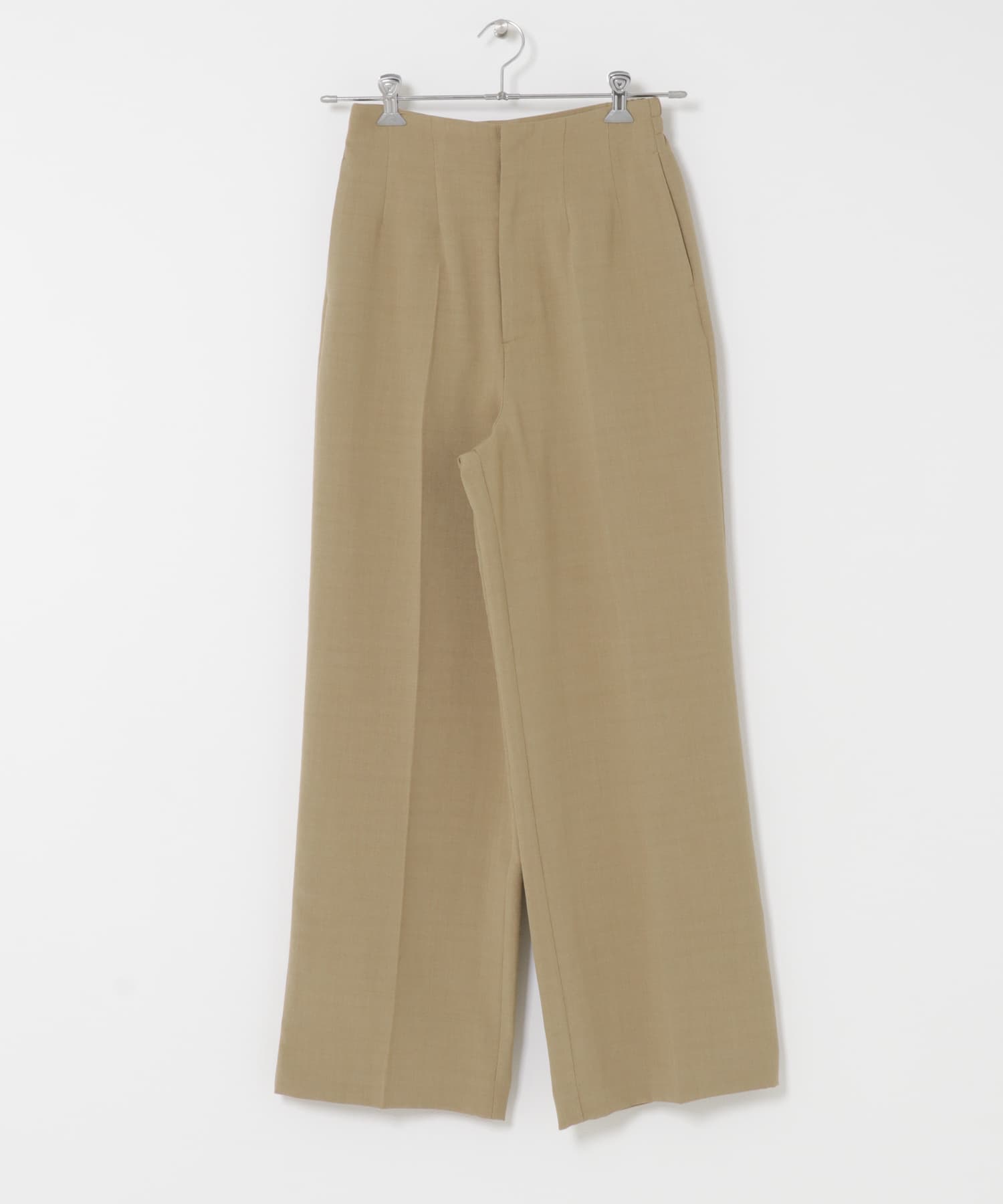 『一部WEB限定』『UR TECH DRYLUXE』リネンライクワイドパンツ BEIGE XS