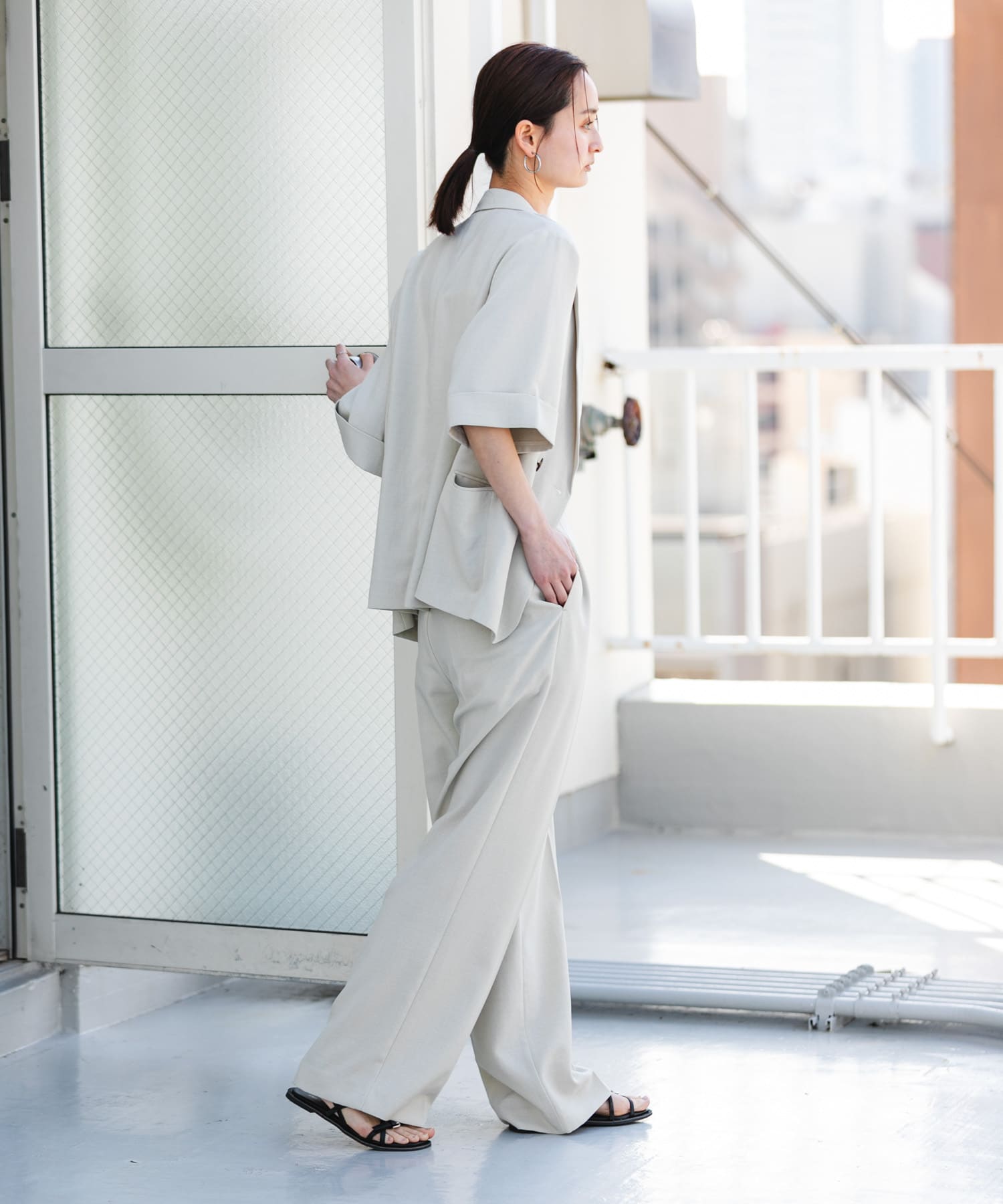 身長：169cm サイズ：L