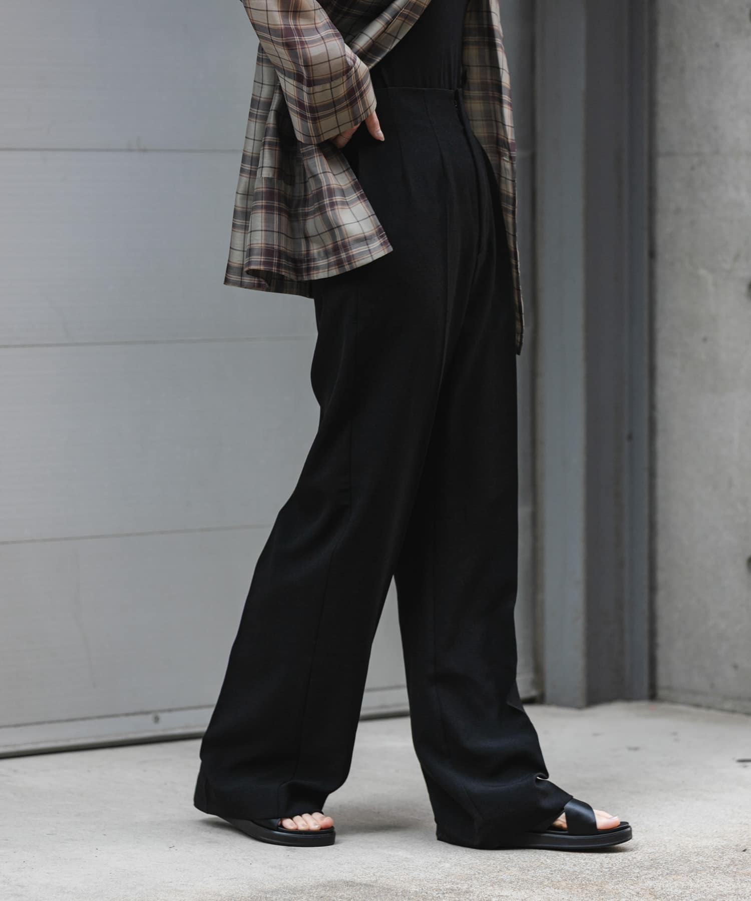 『一部WEB限定』『UR TECH DRYLUXE』リネンライクワイドパンツ