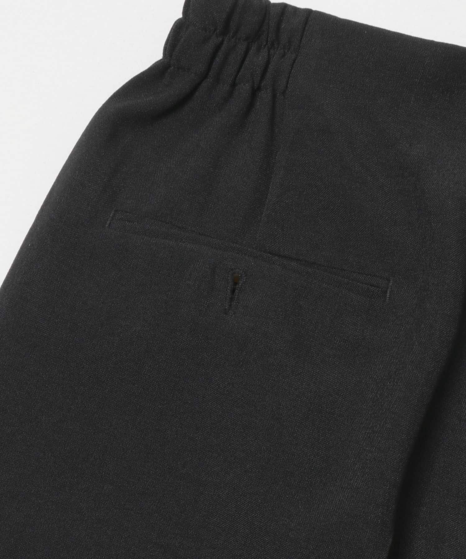 『一部WEB限定』『UR TECH DRYLUXE』リネンライクワイドパンツ BLACK XS