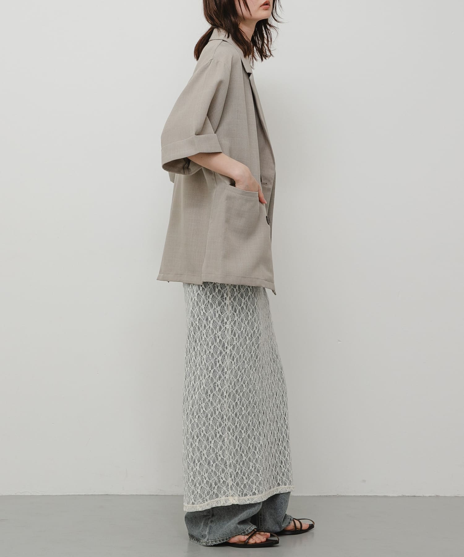身長：169cm サイズ：one