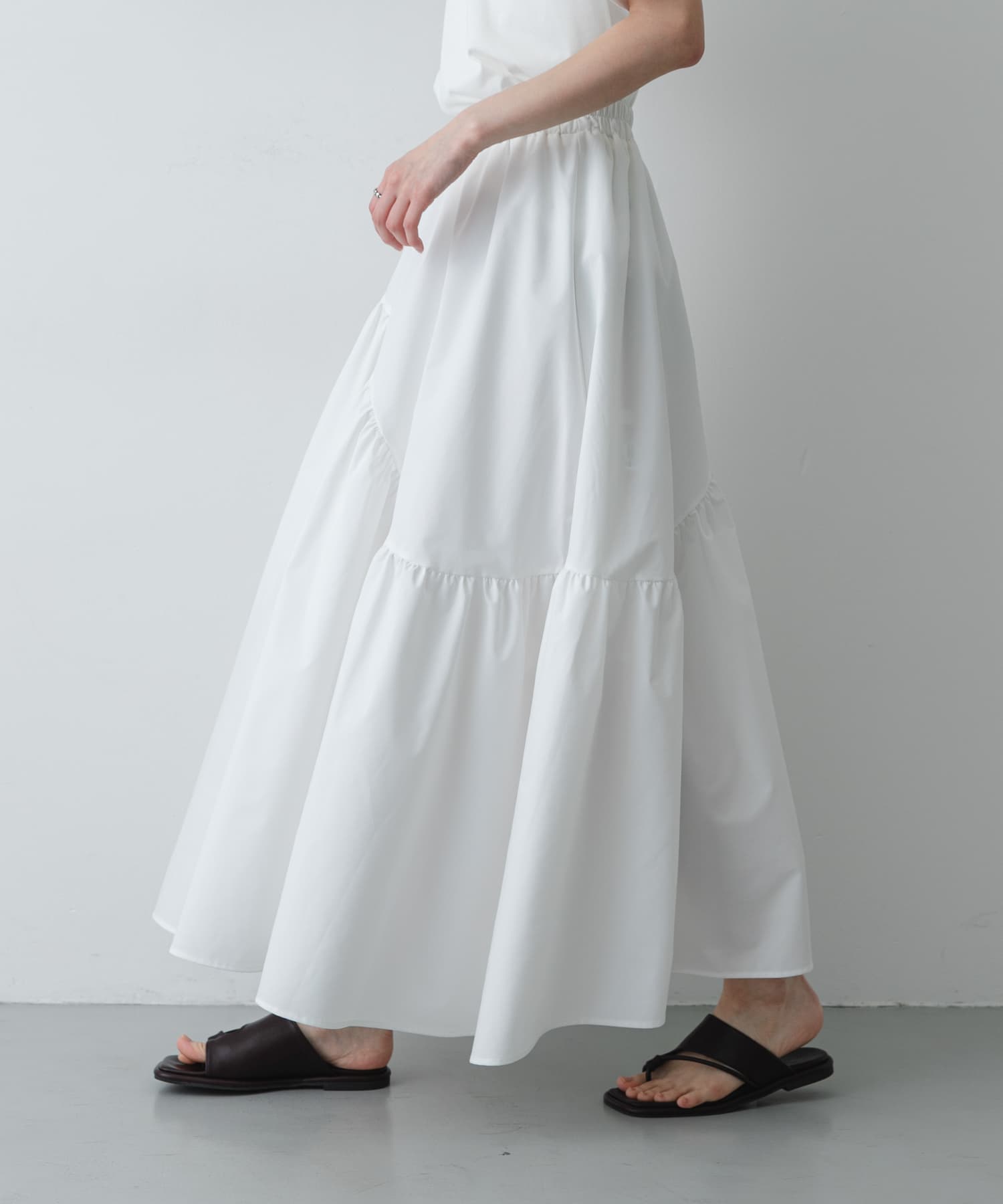 アシメキリカエギャザースカート