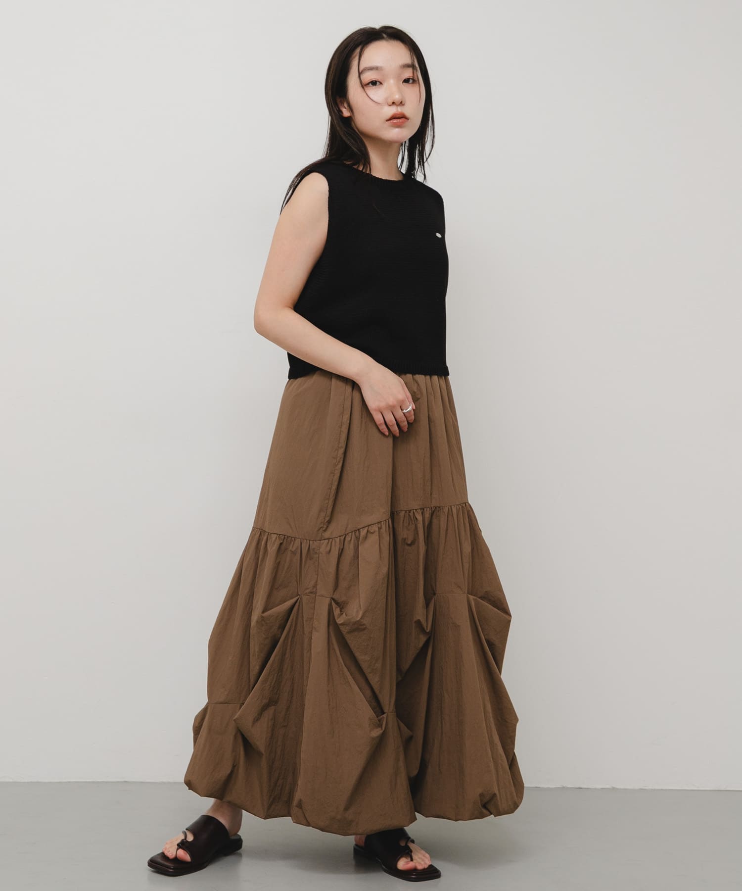身長：158cm サイズ：one