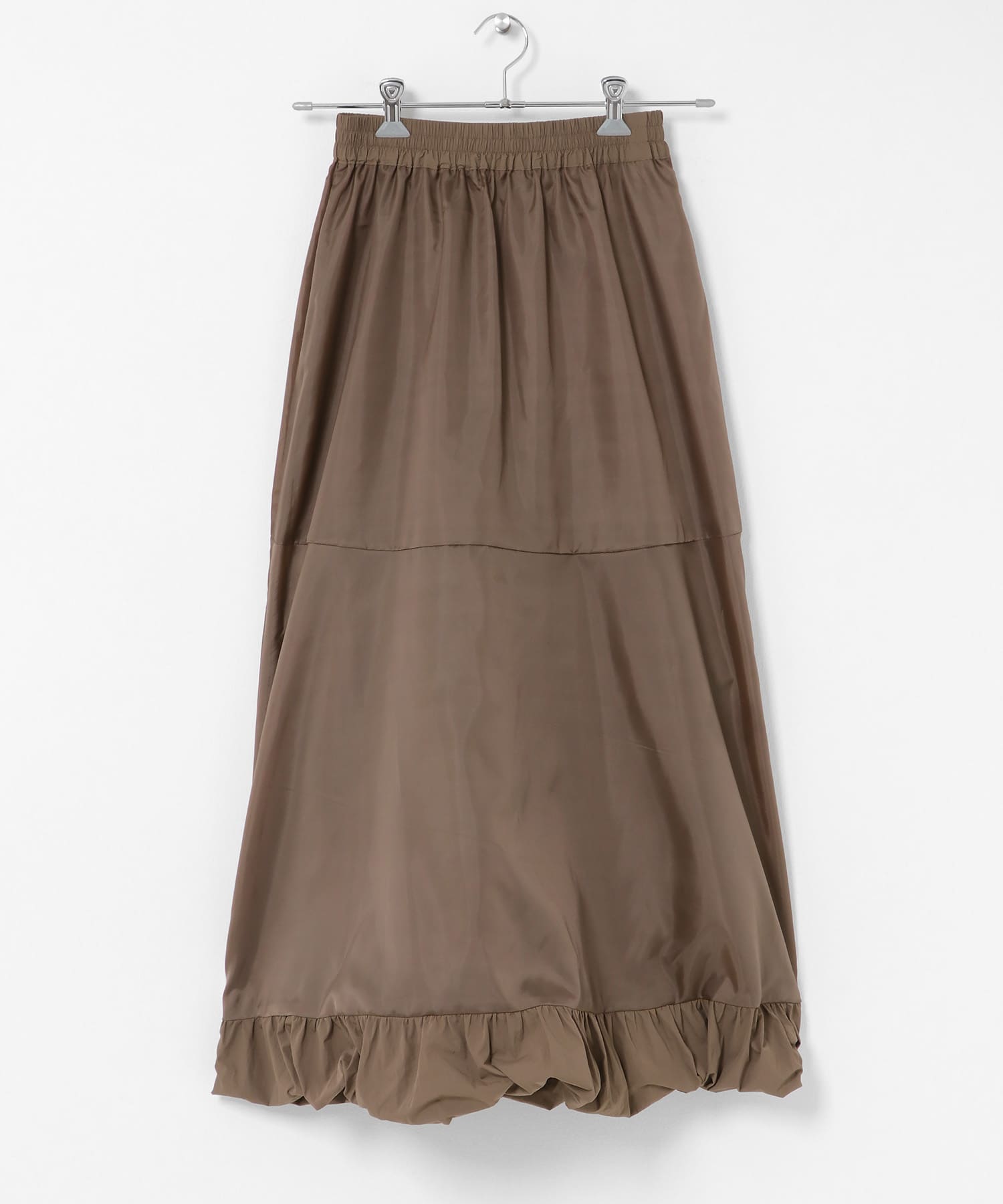デザインタックバルーンスカート BROWN One