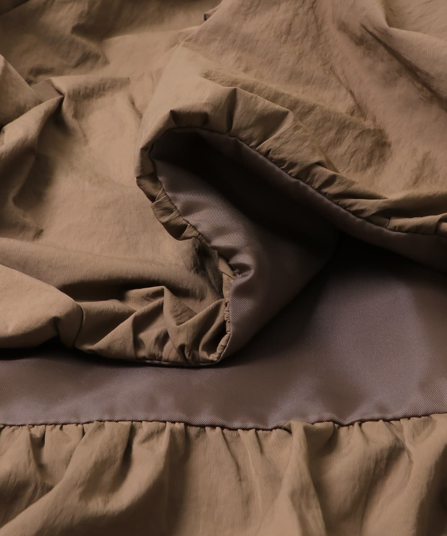 デザインタックバルーンスカート BROWN One